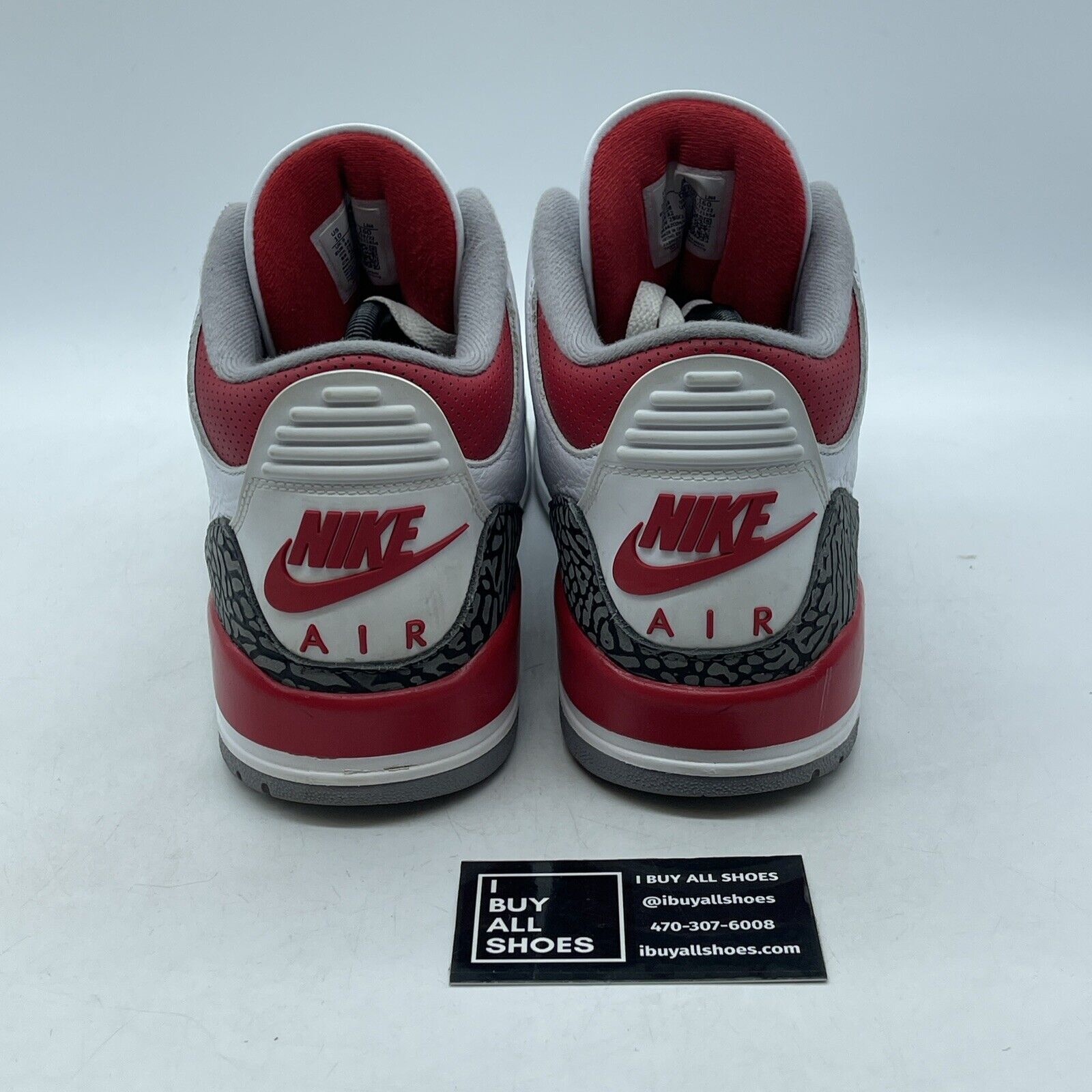 Size 10 - Jordan 3 Retro Mid Fire Red White Grey Suede Leather (DN3707-160)