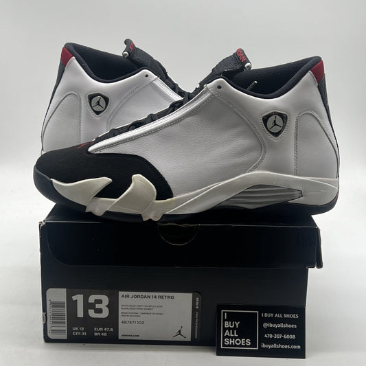 Size 13 - Air Jordan 14 Retro 2014 Black Toe (487471-102)