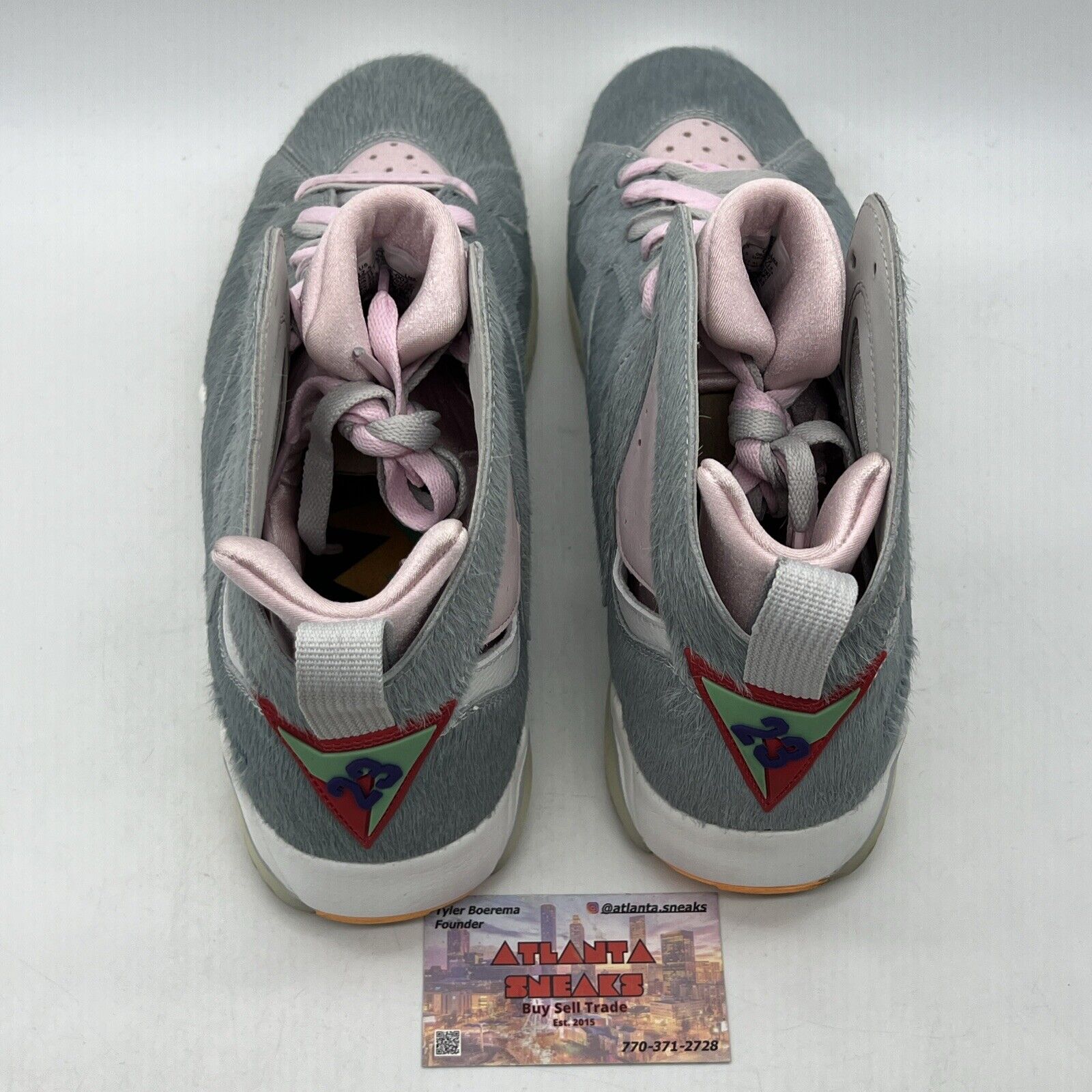 Size 12.5 - Air Jordan 7 Retro SE Hare 2.0 Grey Pink White (CT8527-002)