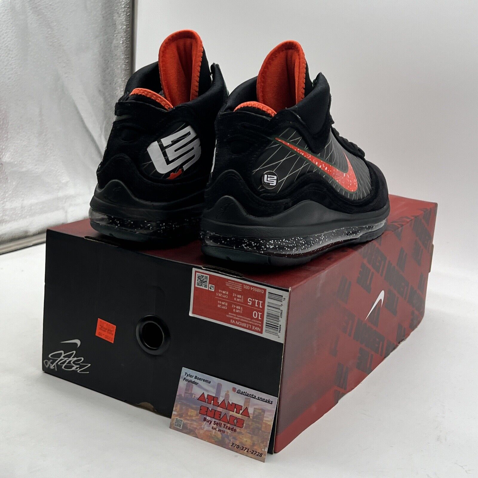 Size 10 - Nike Florida A&M University x LeBron 7 Retro Rattlers (DX8554-001)