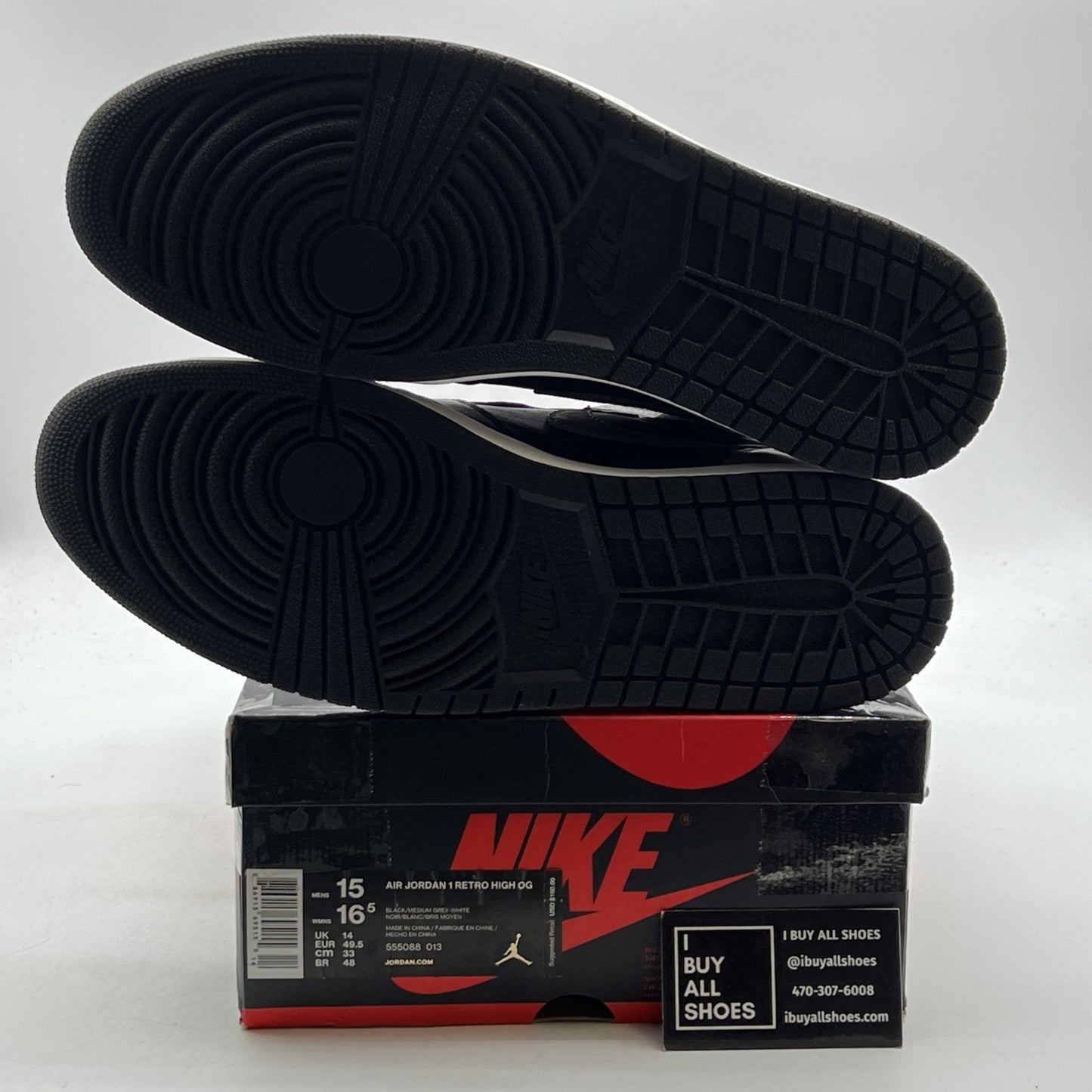 Size 15 - Air Jordan 1 Retro OG High Shadow (555088-013)