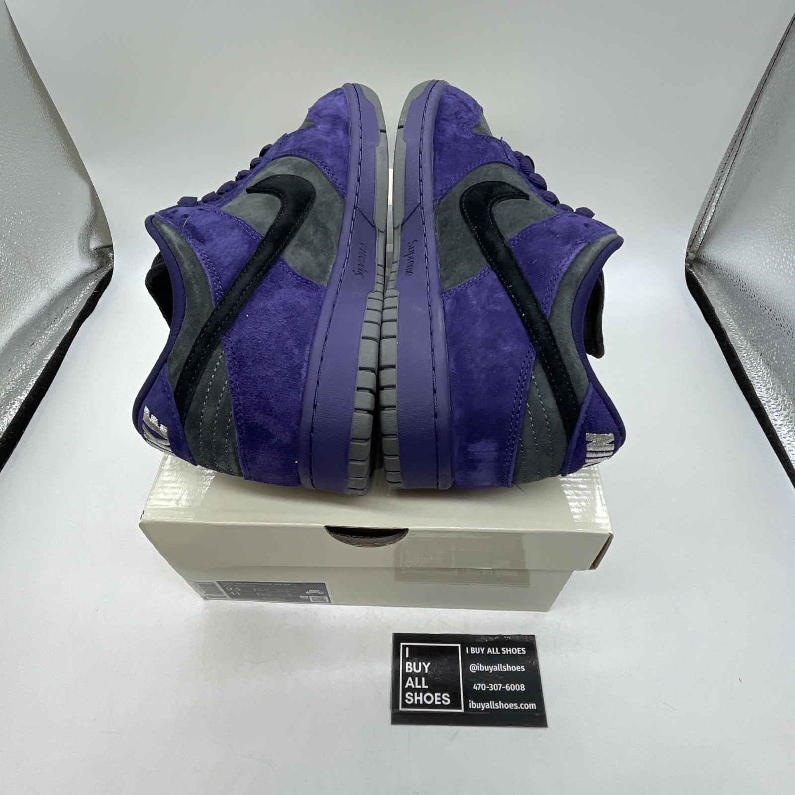 Size 9.5 - Supreme x Nike Dunk SB Low Ink (HQ8487-500)