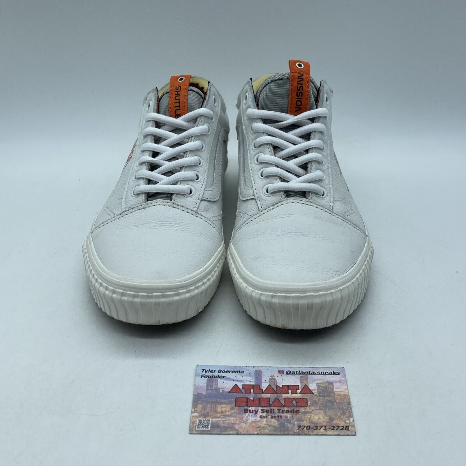 Size 8.5 - VANS NASA x Old Skool Space Voyager White Leather (VNOA38G1UP9)