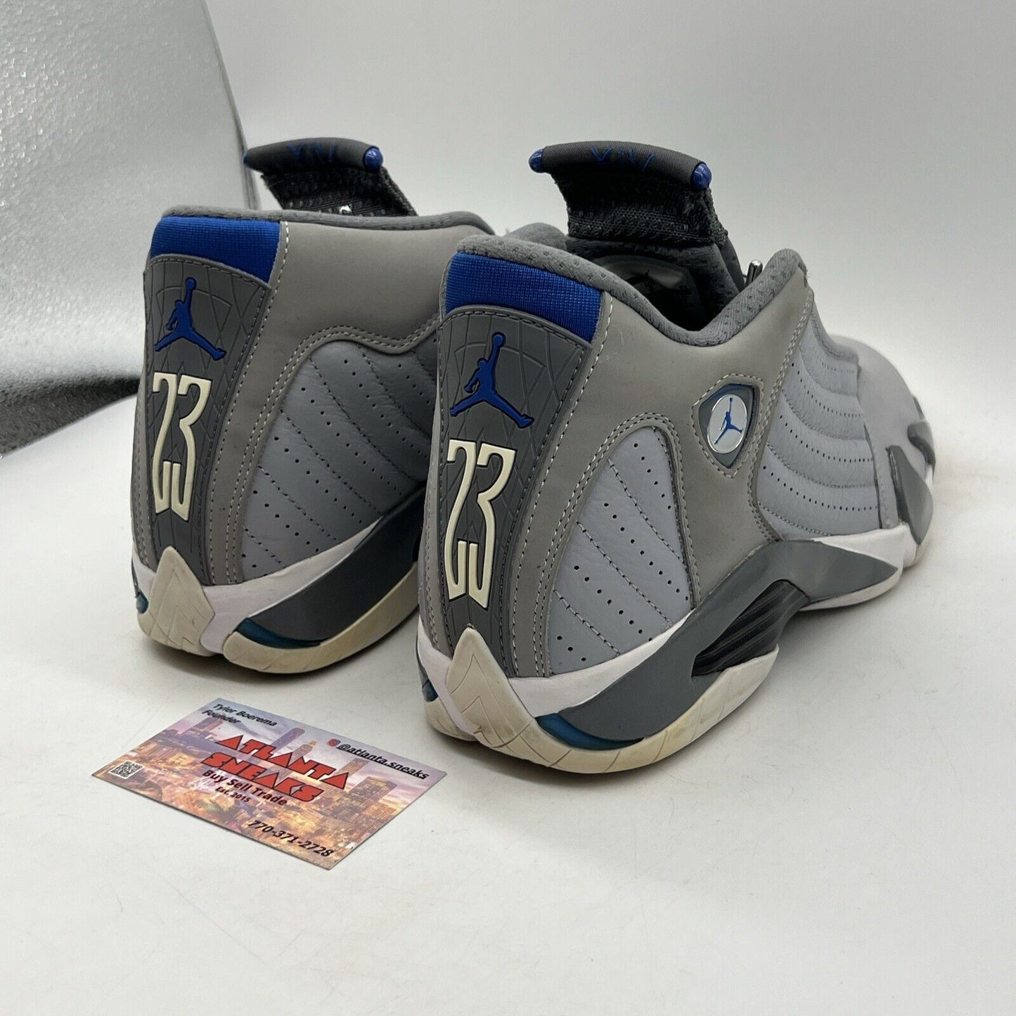 Size 9 - Air Jordan 14 Retro Wolf Grey (487471-004)