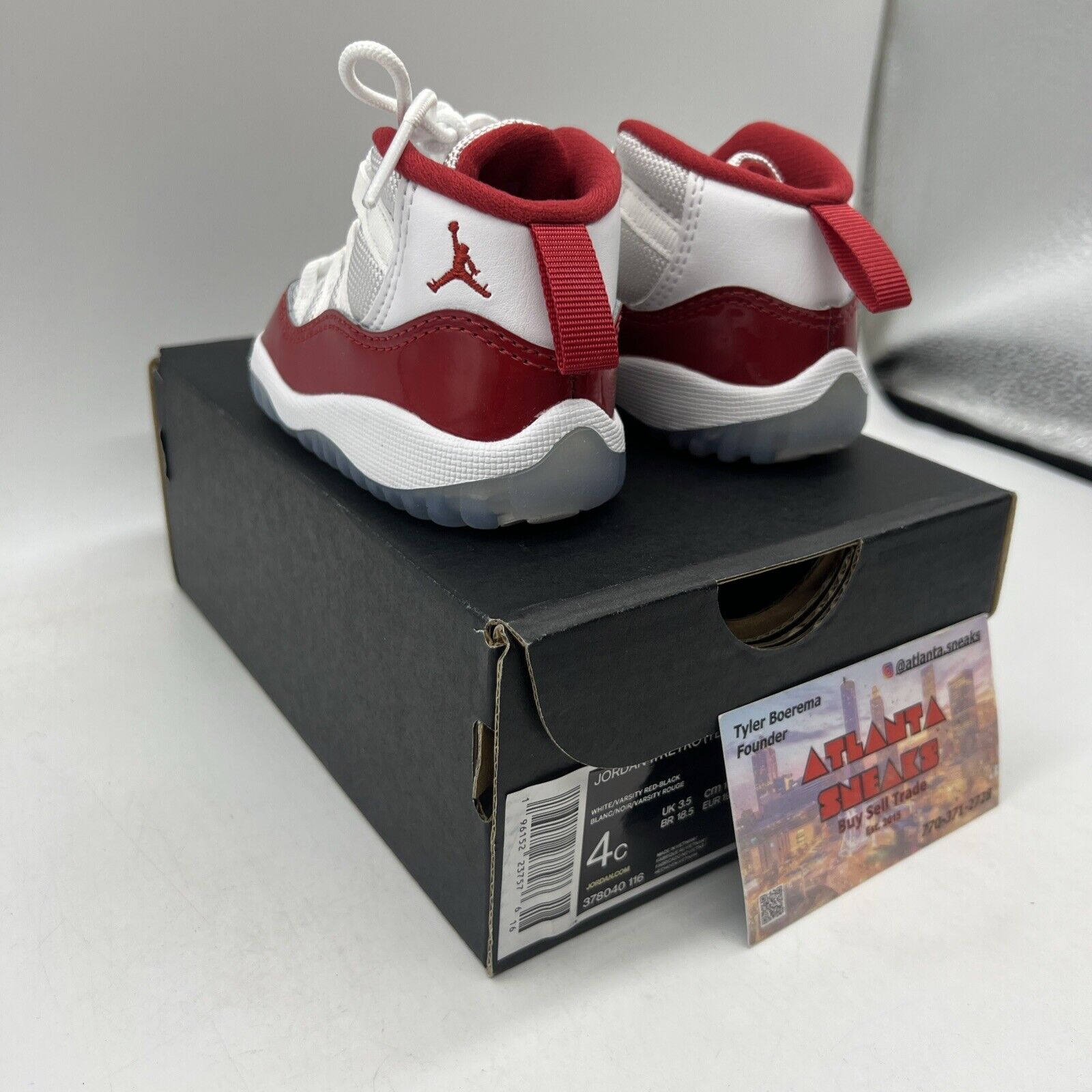 Jordan 11 Retro Cherry (2022) (TD) Brand New Size 4C Og All Red White DS