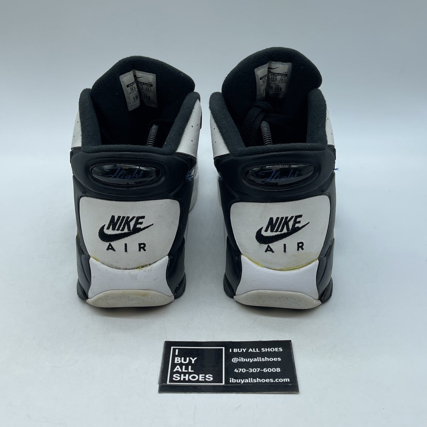 Size 10.5 - Nike Air Up 2014 Black Game Royal (630929-004)