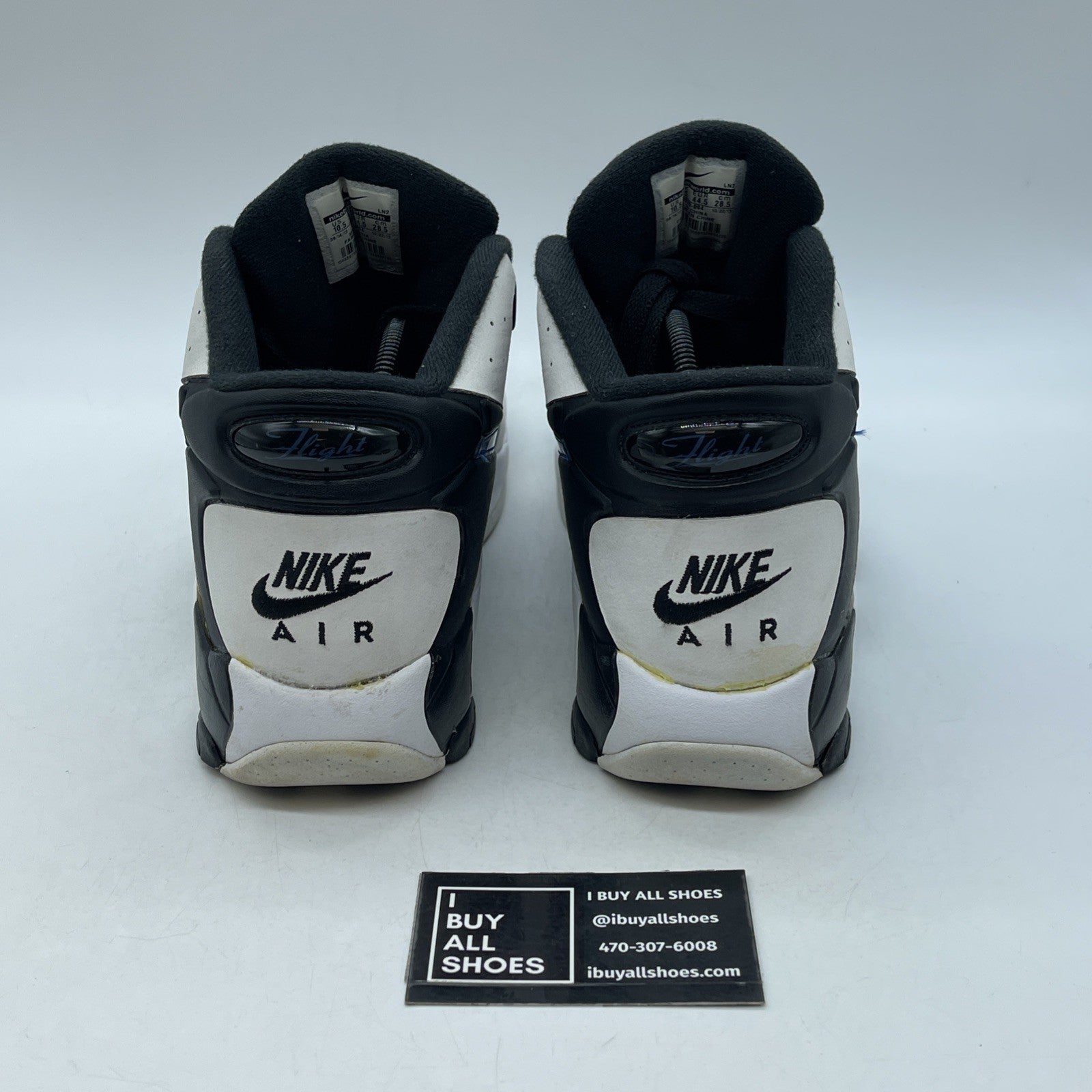 Size 10.5 - Nike Air Up 2014 Black Game Royal (630929-004)