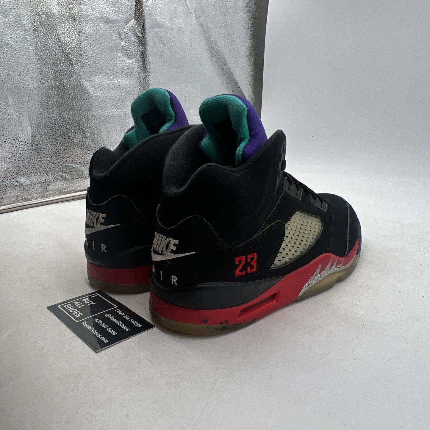 Size 9 - Air Jordan 5 Retro Top 3 Black 2020 (CZ1786-001)