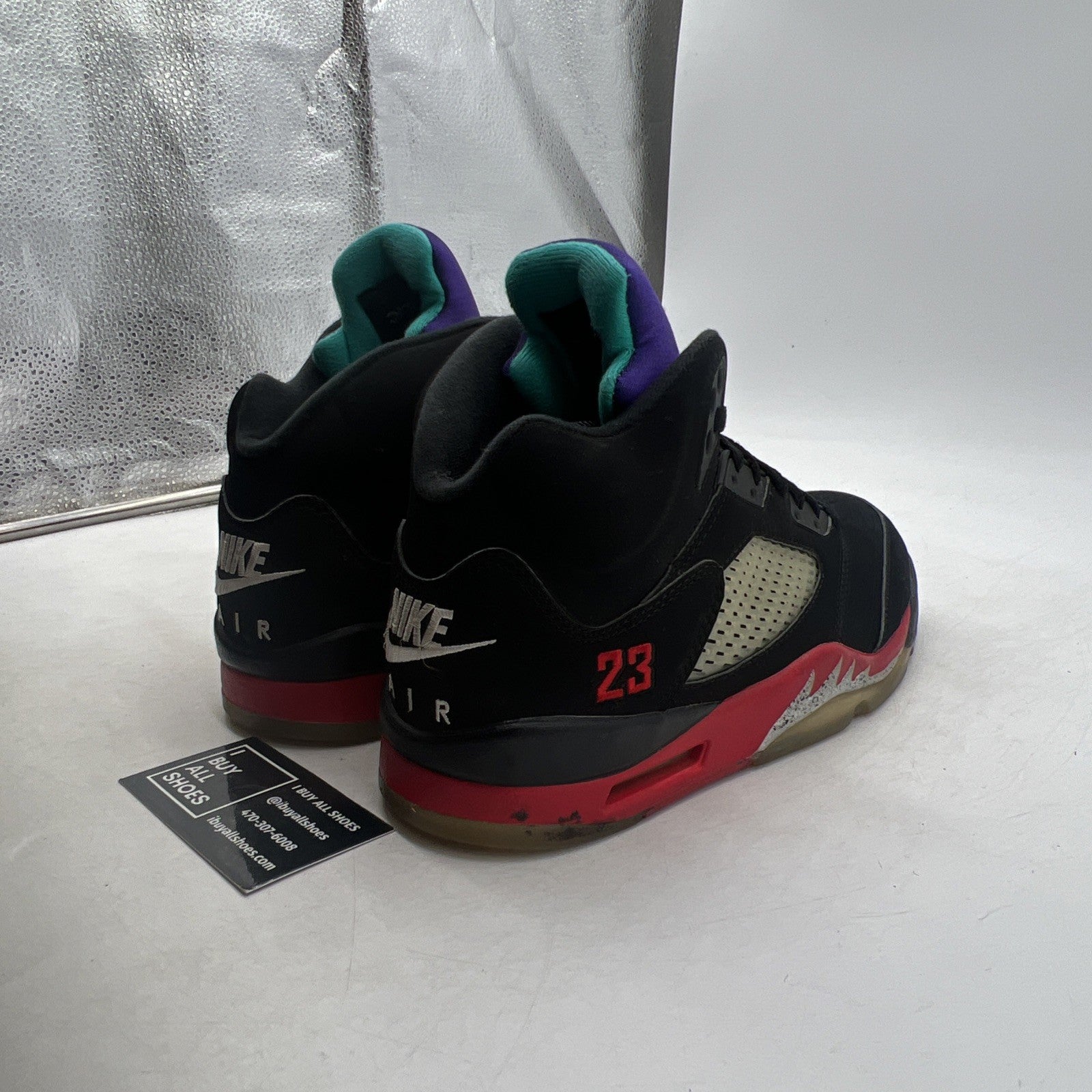Size 9 - Air Jordan 5 Retro Top 3 Black 2020 (CZ1786-001)