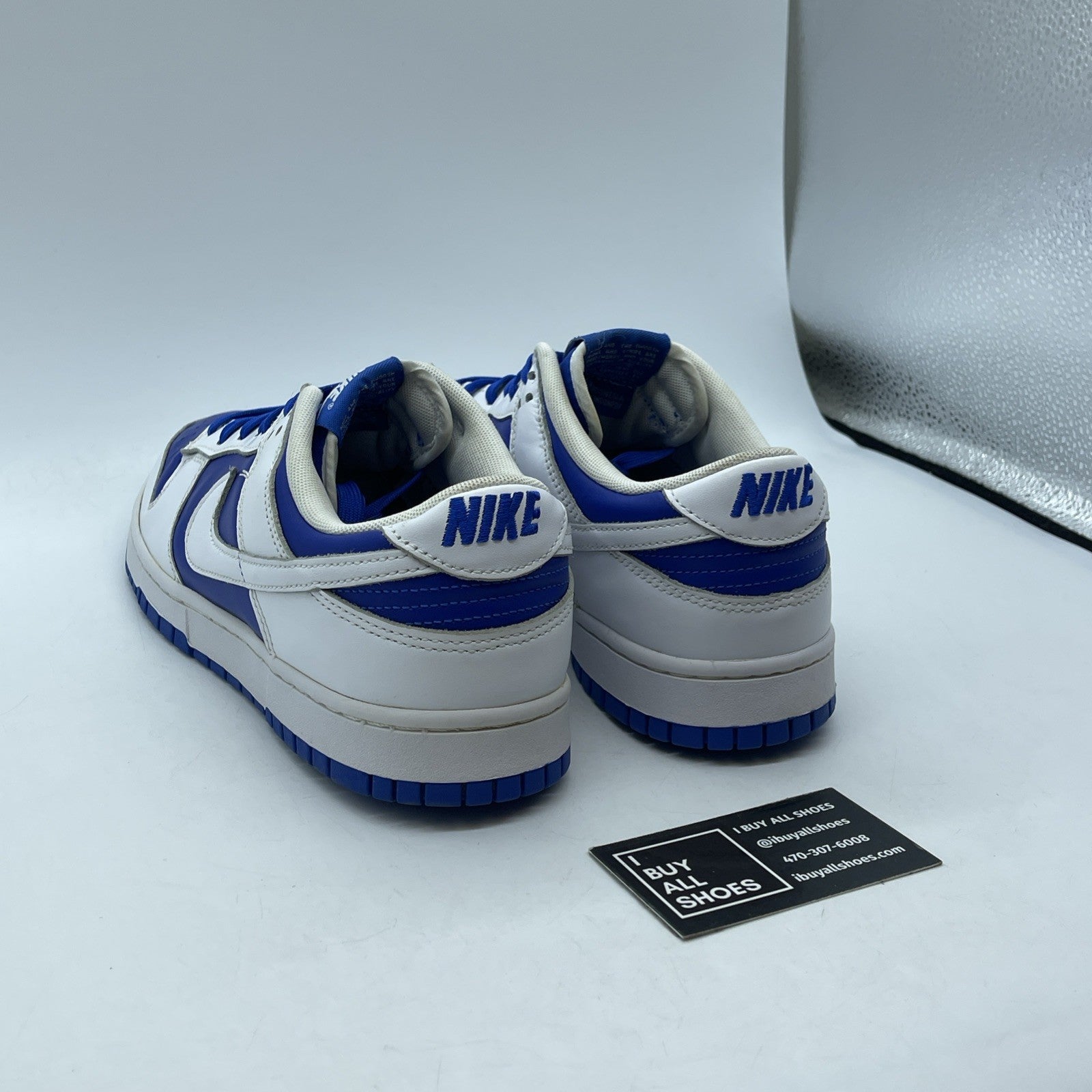 Size 10 - Nike Dunk Low Racer Blue 2022 White Leather (DD1391-401)