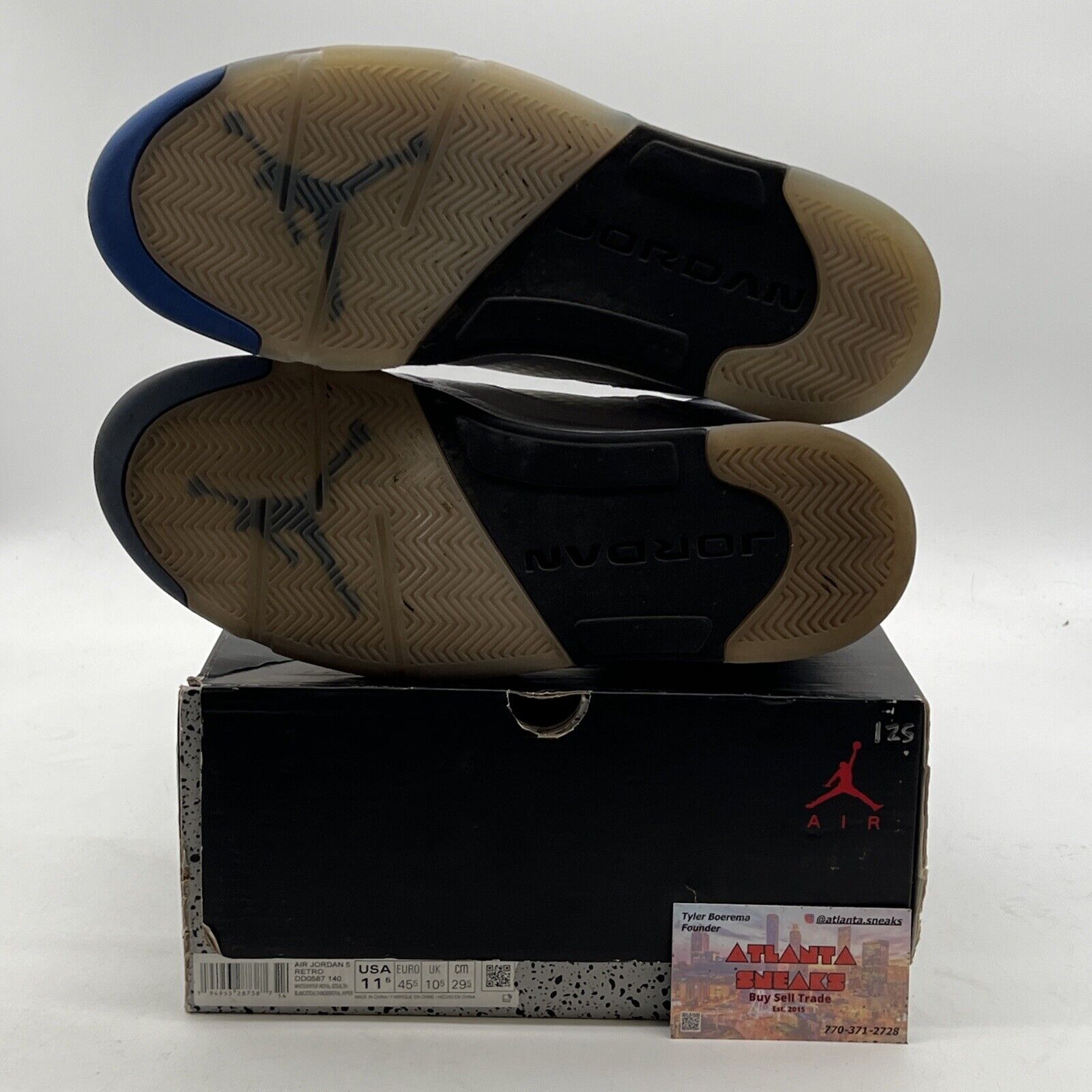 Size 11.5 - Air Jordan 5 Retro Stealth 2.0 (DD0587-140)