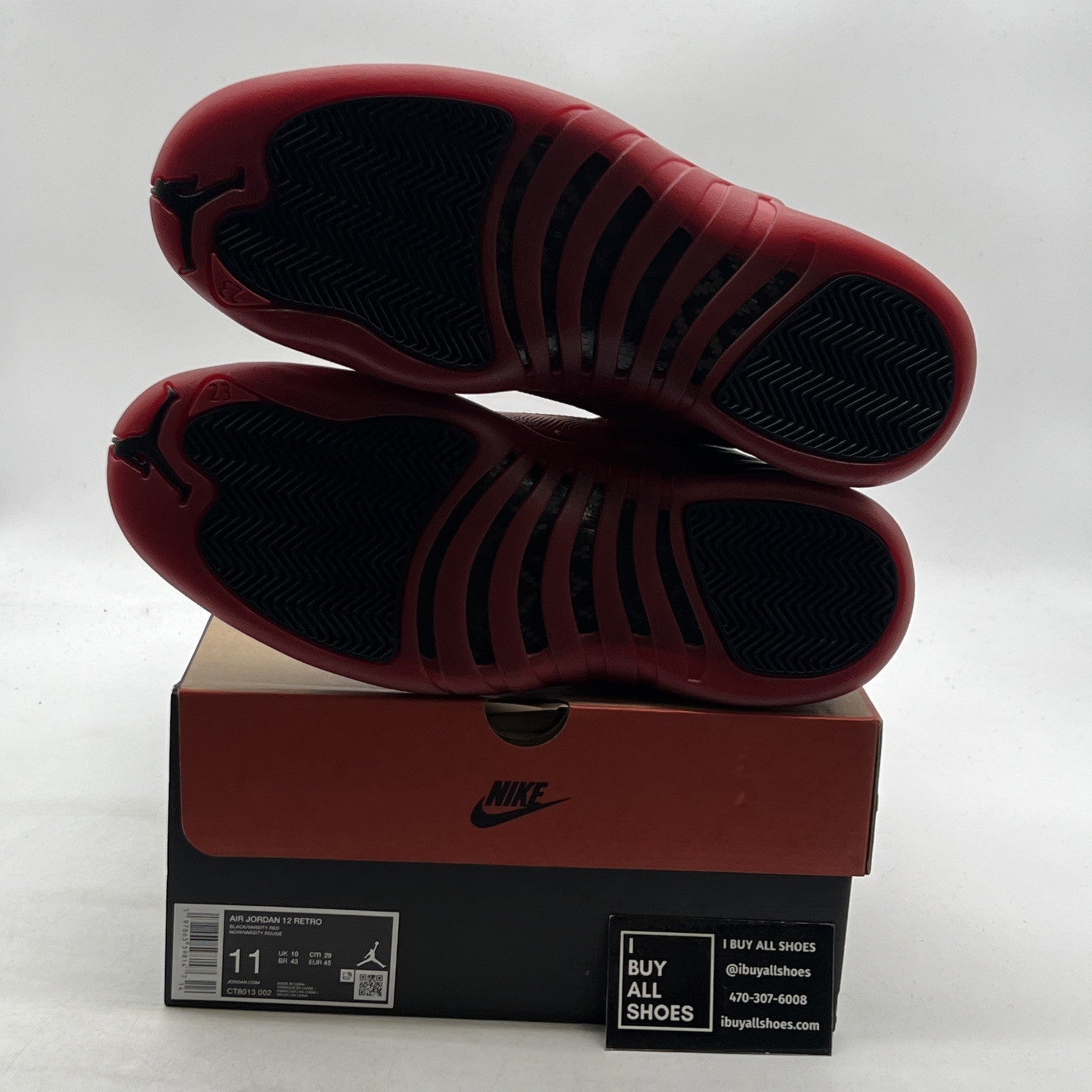Size 11 - Air Jordan 12 Retro 2025 Flu Game (CT8013-002)