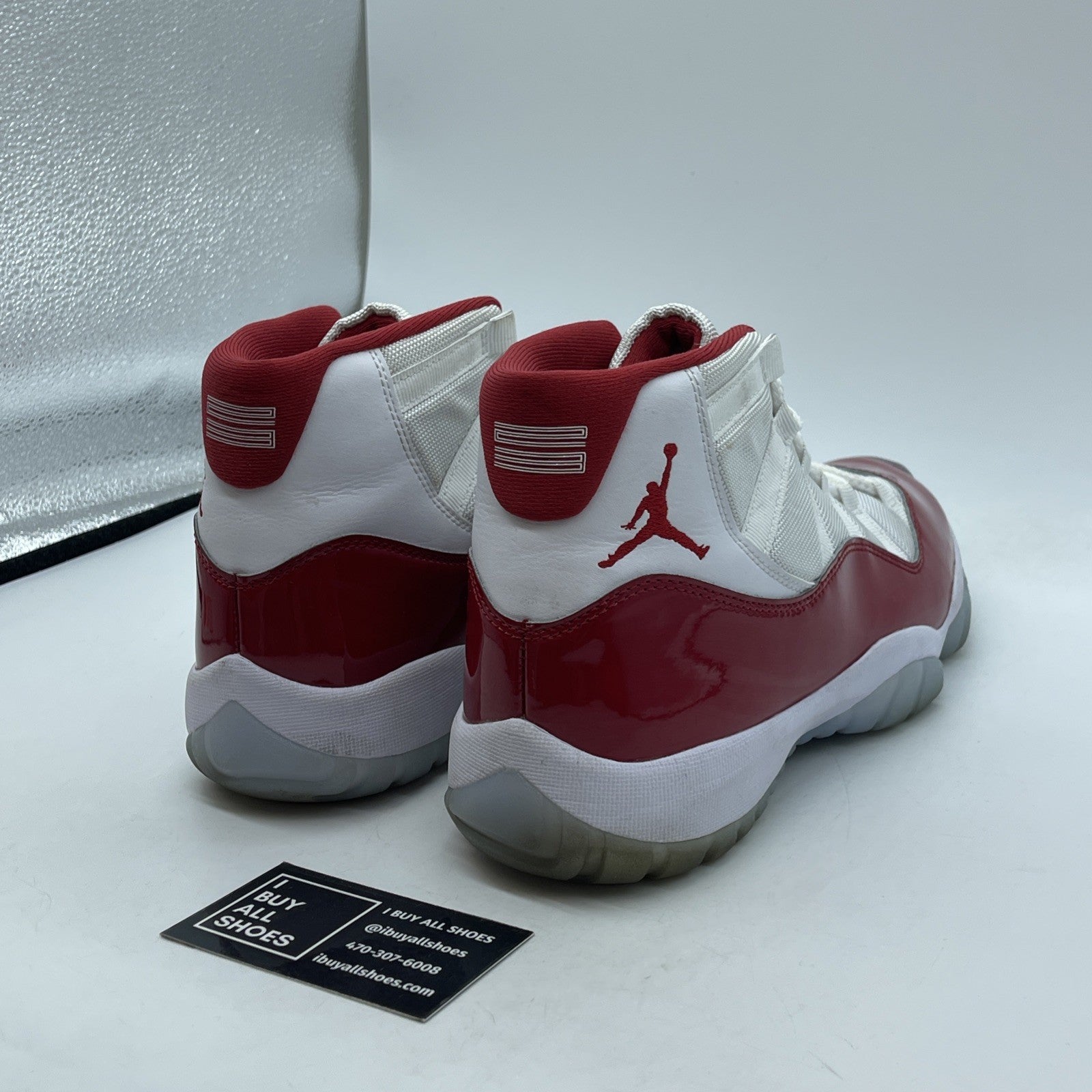 Size 10 - Jordan 11 Retro High Cherry Red White Leather Suede (CT8012-116)