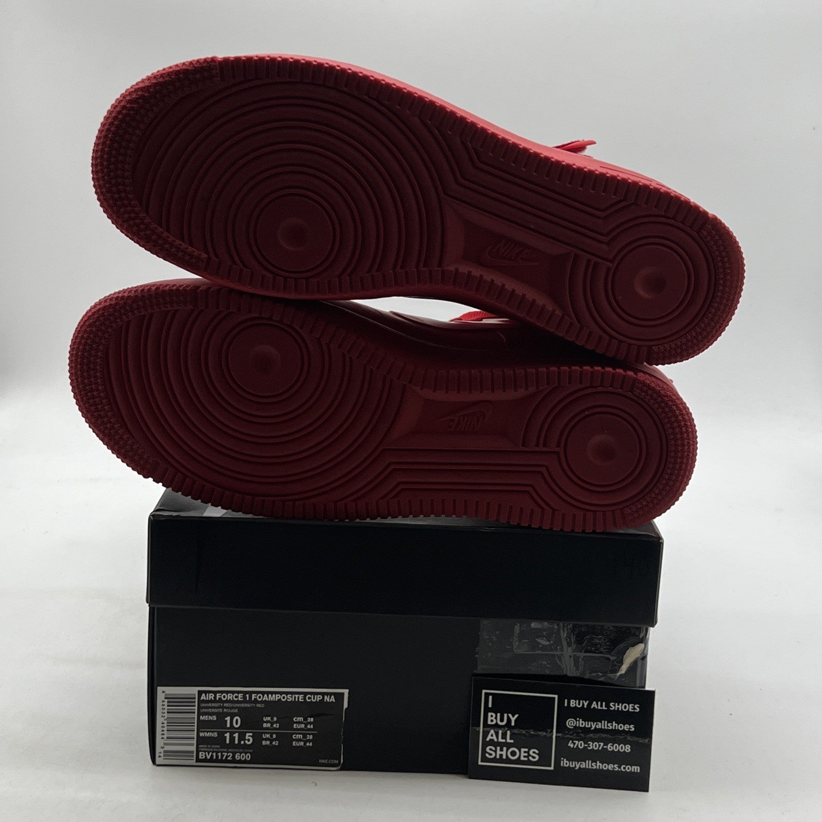 Size 10 - Nike Air Force 1 Foamposite Red (BV1172-600)