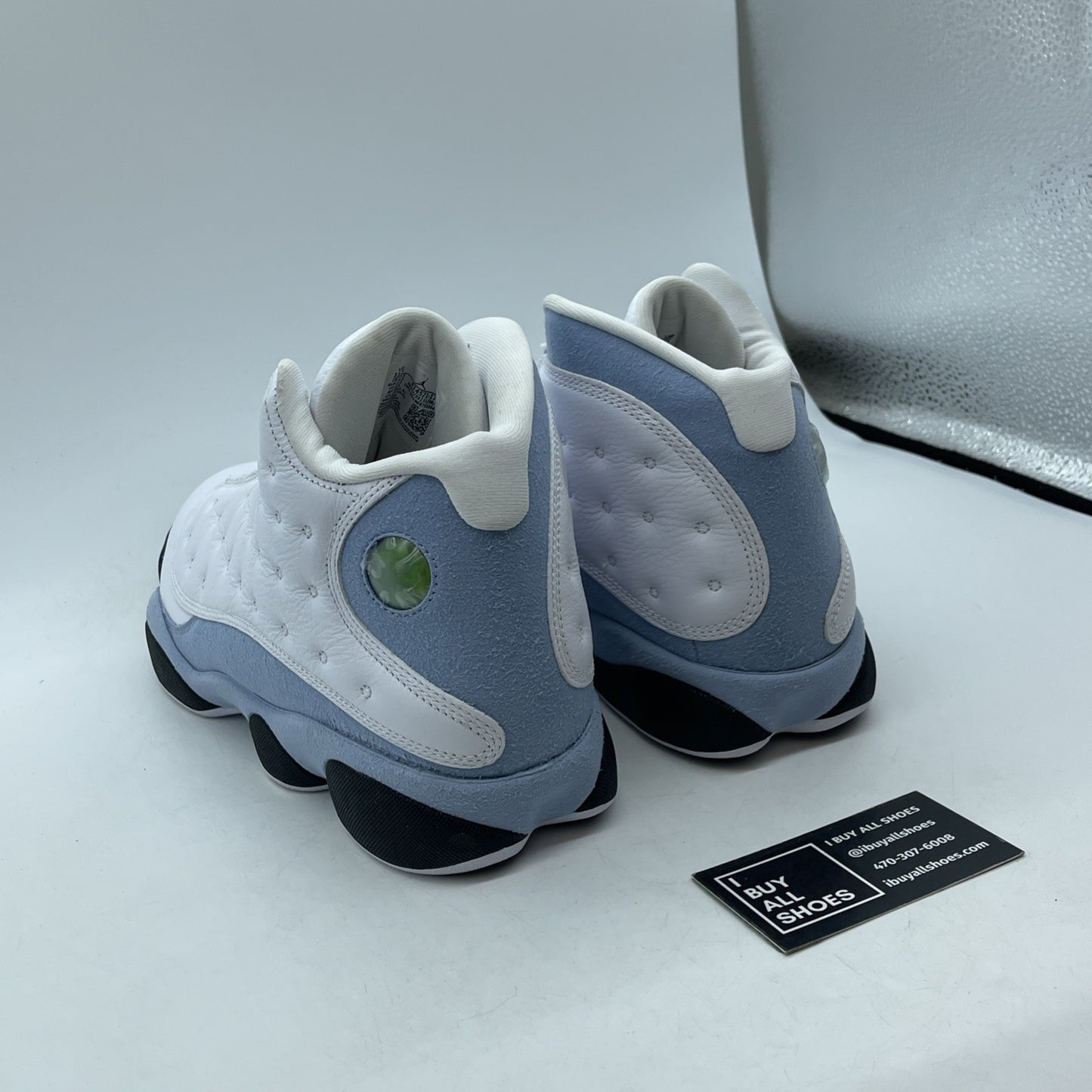 Size 11.5 - Air Jordan 13 Retro Blue Grey White Leather Suede (414571-170)