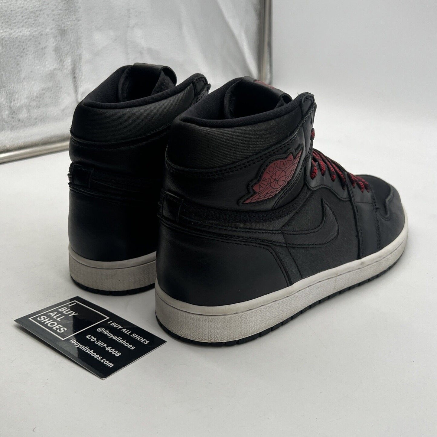 Size 8 - Air Jordan 1 Retro OG High Black Gym Red (555088-060)