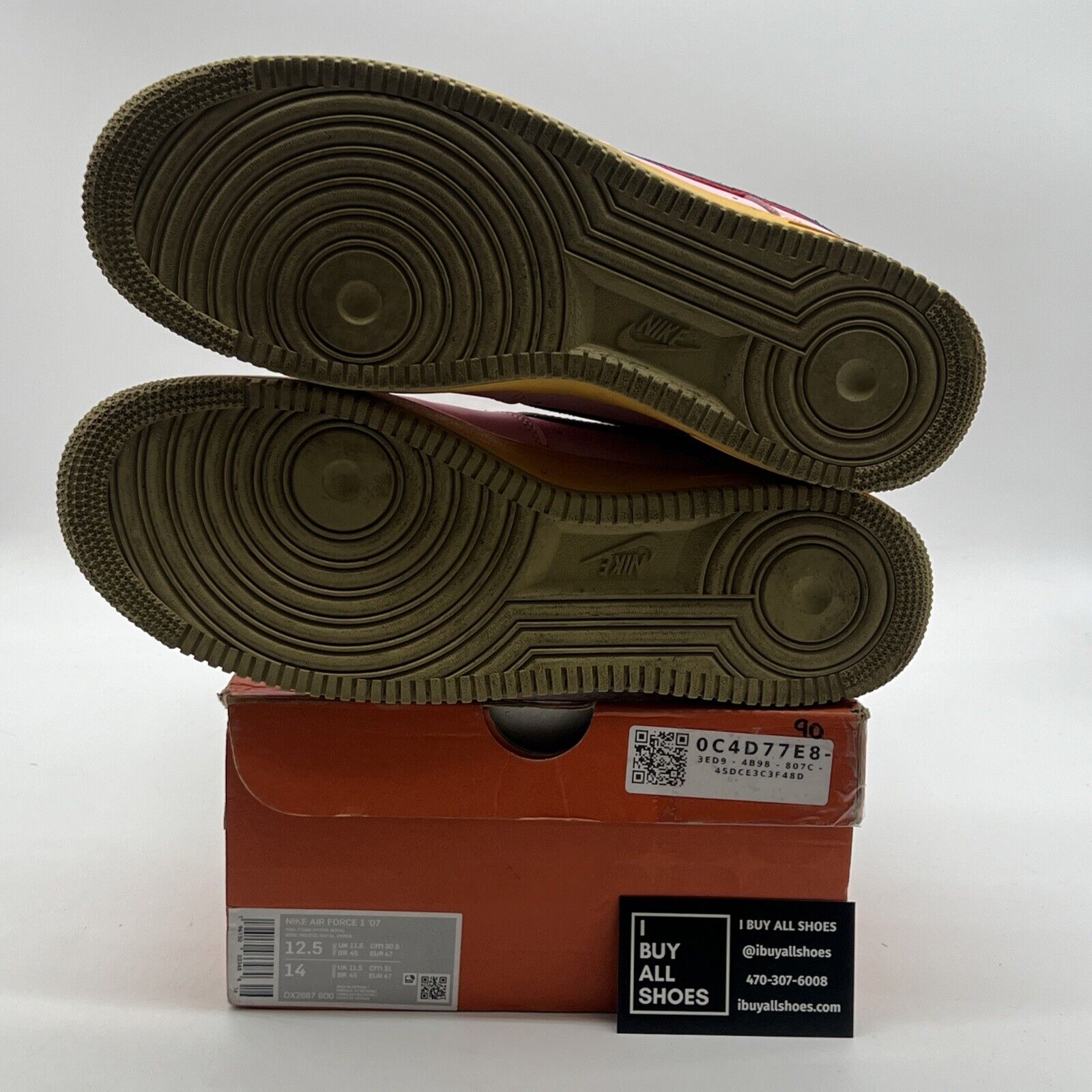 Size 12.5 - Nike Air Force 1 Low Feel Free, Let's Talk (DX2667-600)