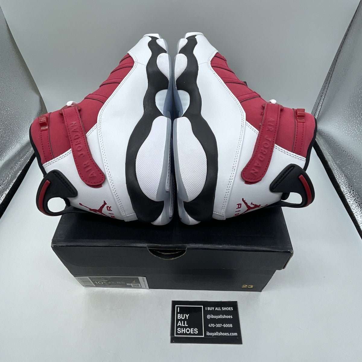 Size 10.5 - Air Jordan 6 Rings White Carmine (322992-106)
