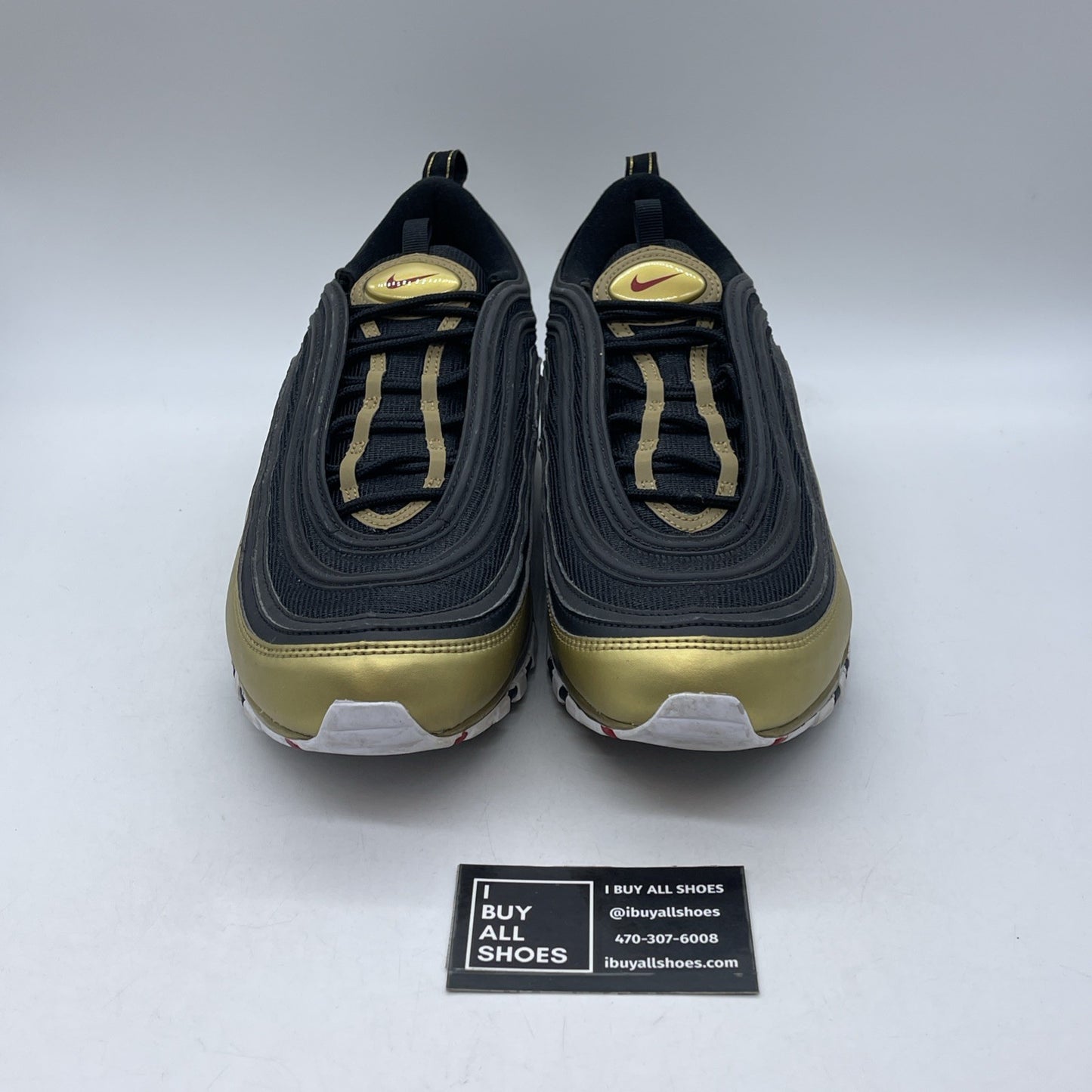 Size 13 - Nike Air Max 97 QS B-Sides Metallic Gold (AT5458-002)