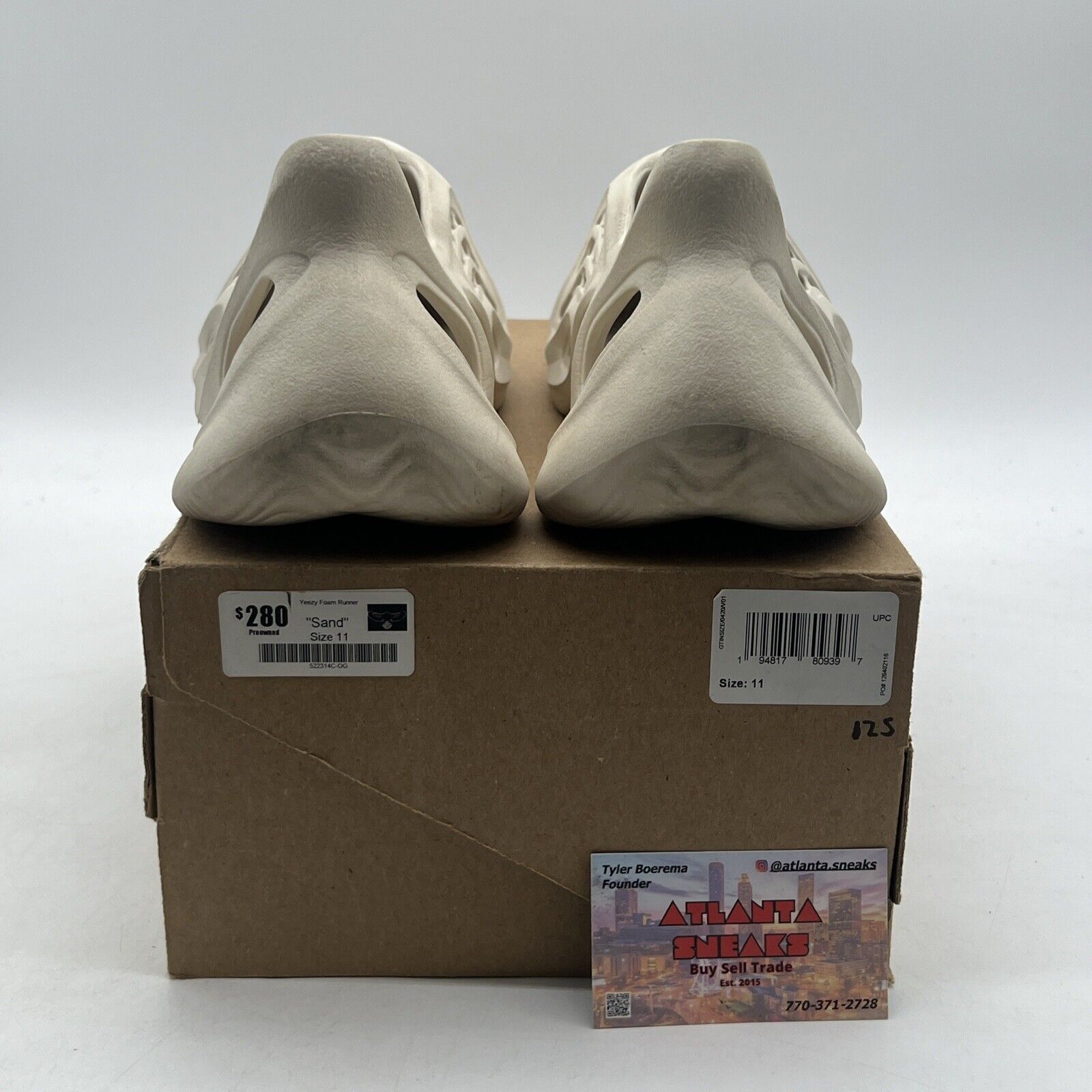 Size 12.5 - Yeezy Foam RNNR Sand