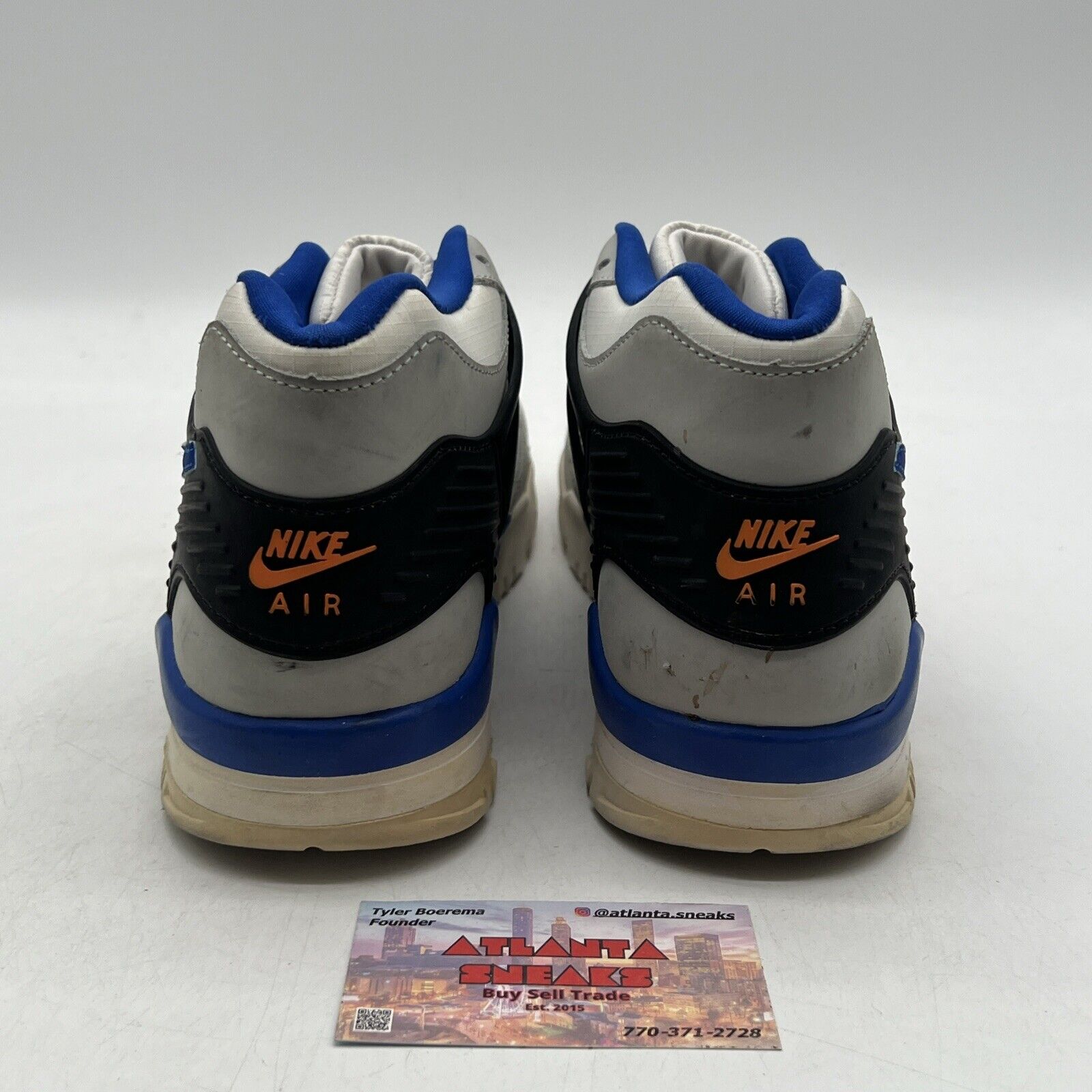 Size 12 - Nike Air Trainer 3 Auburn Blue Orange White Grey (705426-001)