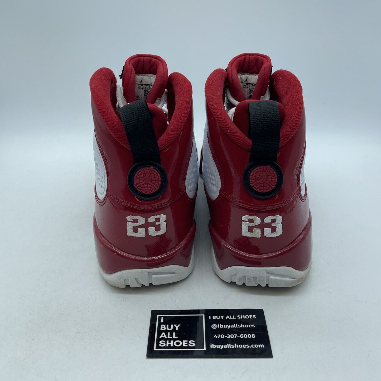Size 10.5 - Air Jordan 9 Retro Gym Red Black White Leather (302370-160)