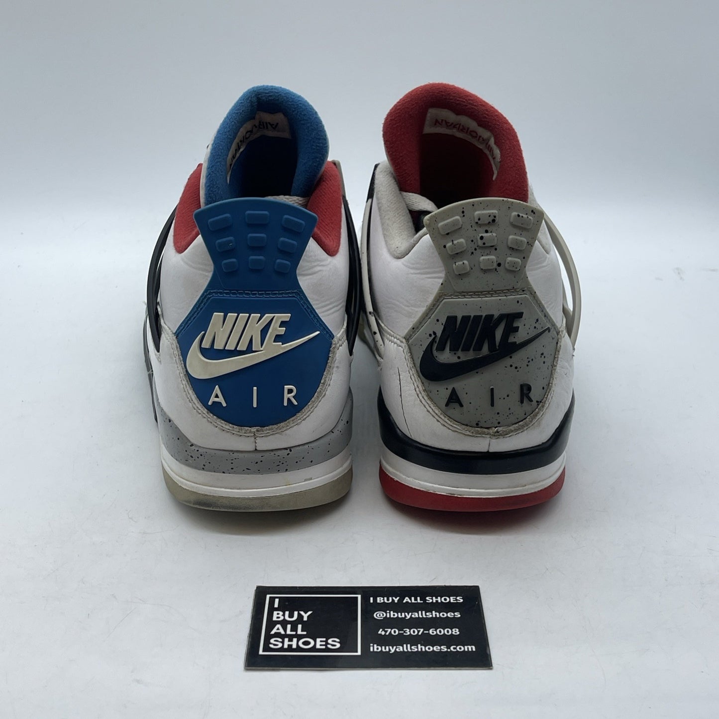 Size 10.5 - Jordan 4 Retro SE Mid What The 4 White Black Leather (CI1184-146)