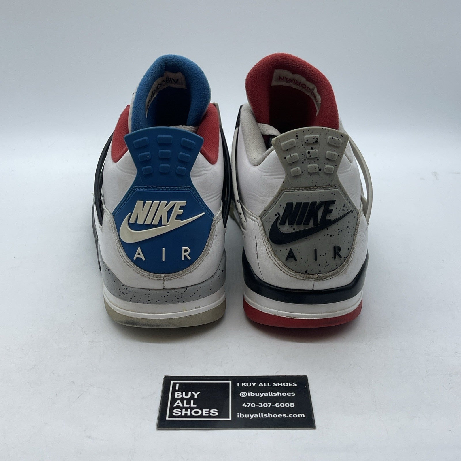 Size 10.5 - Jordan 4 Retro SE Mid What The 4 White Black Leather (CI1184-146)