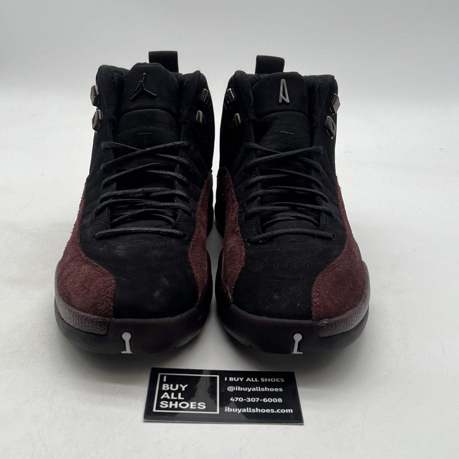Size 11.5 - Air Jordan 12 Retro SP x A Ma Maniere Mid Black W (DV7989-001)