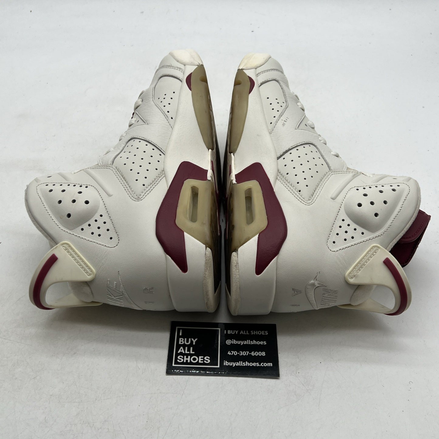 Size 10 - Air Jordan 6 Retro 2015 Maroon (384664-116)
