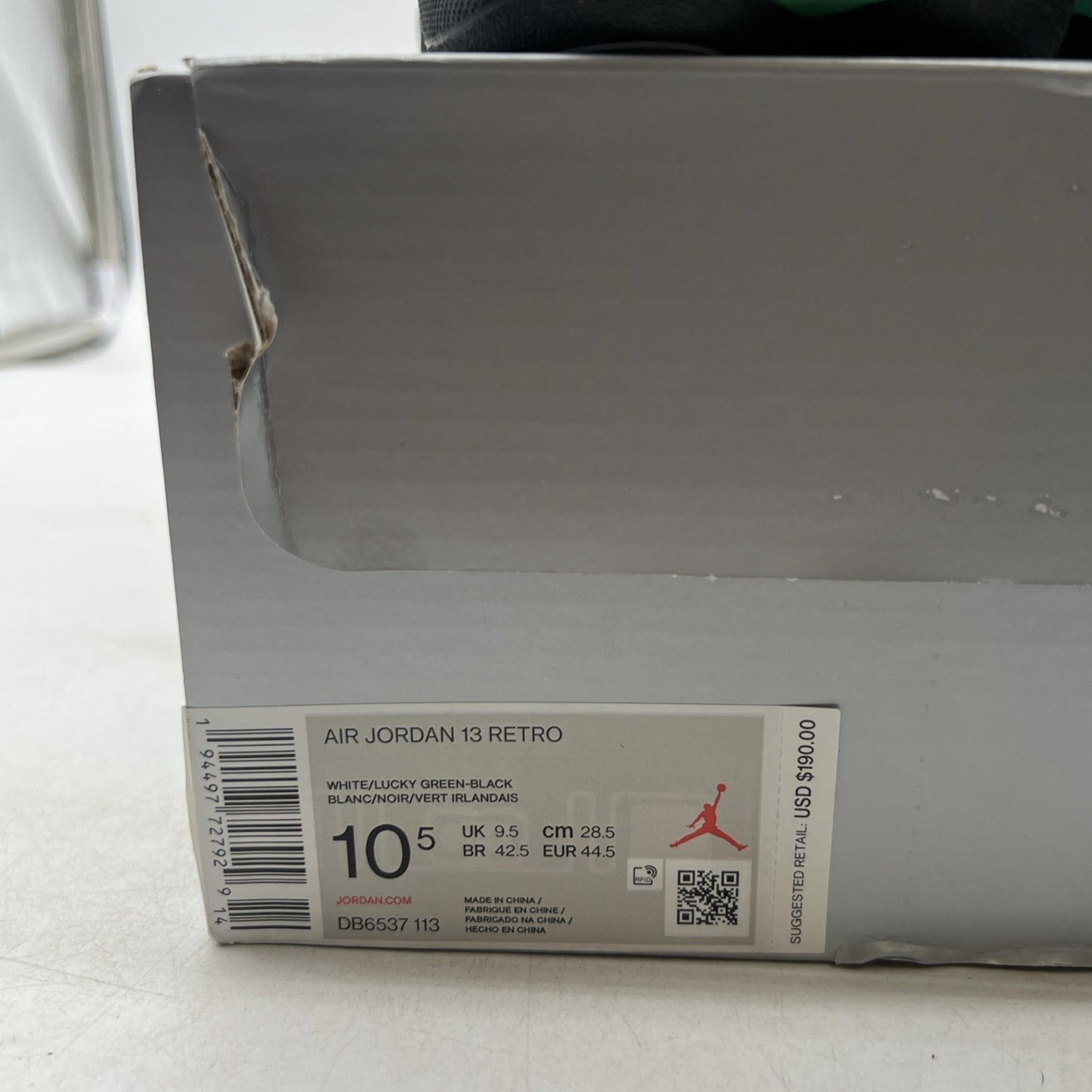 Size 10.5 - Air Jordan 13 Retro Lucky Green 2020 - (DB6537-113)