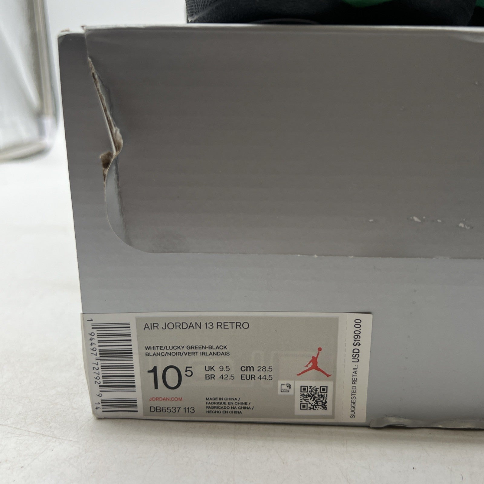 Size 10.5 - Air Jordan 13 Retro Lucky Green 2020 - (DB6537-113)