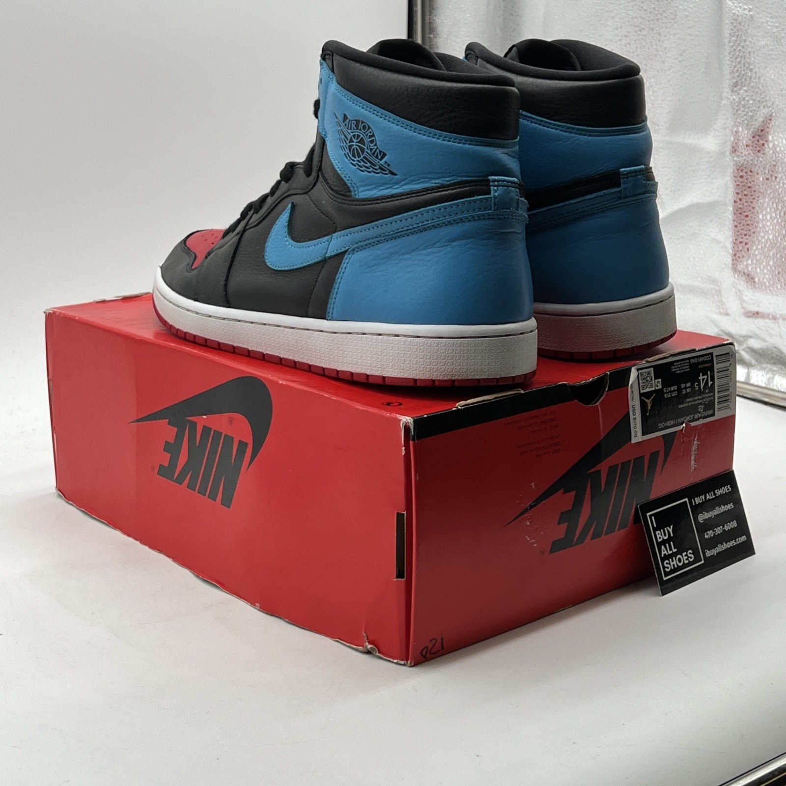 Size 14.5 - Air Jordan 1 High OG UNC To Chicago 2020 (CD0461-046)