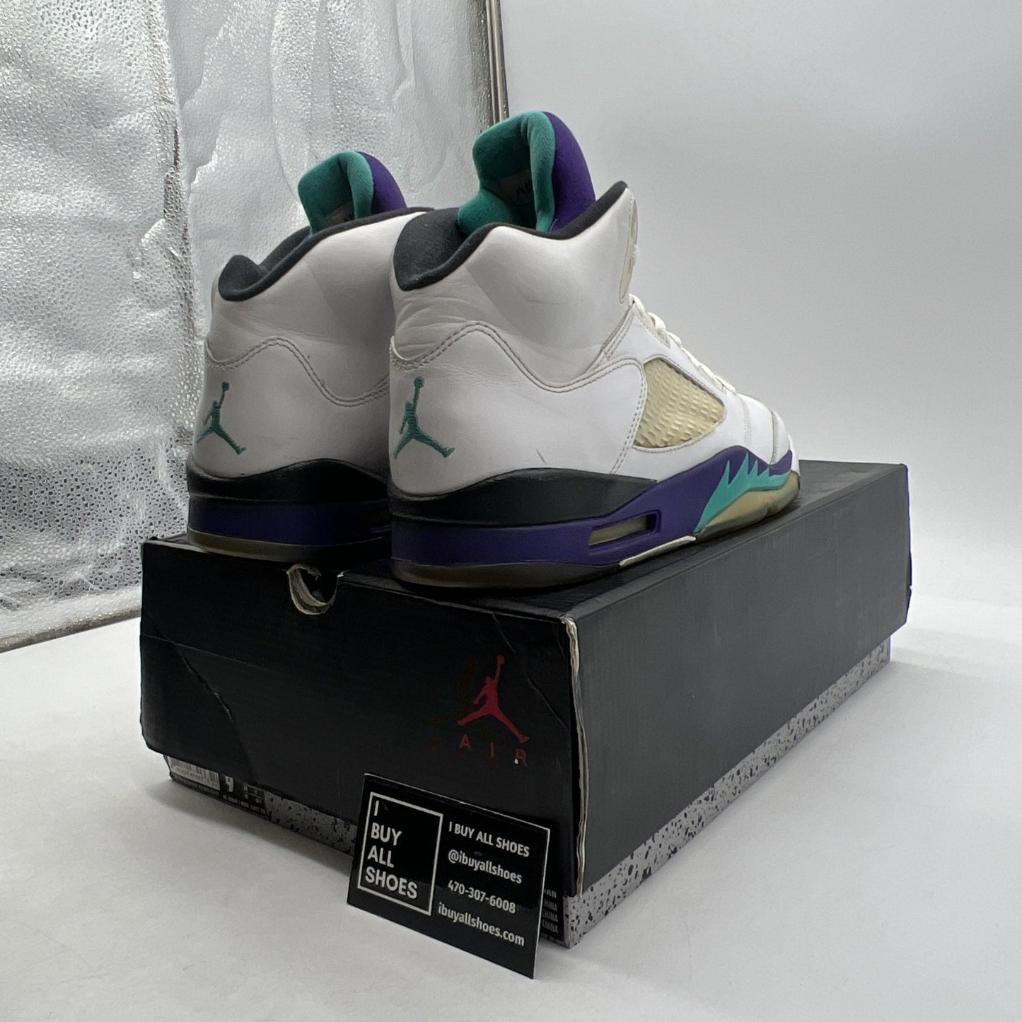 Size 9 - Air Jordan 5 Retro Grape 2013 (136027-108)