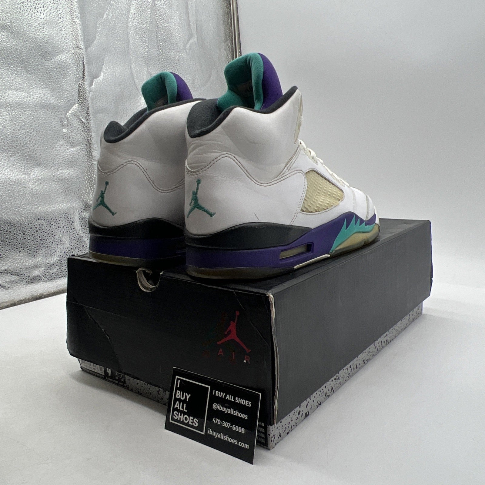 Size 9 - Air Jordan 5 Retro Grape 2013 (136027-108)