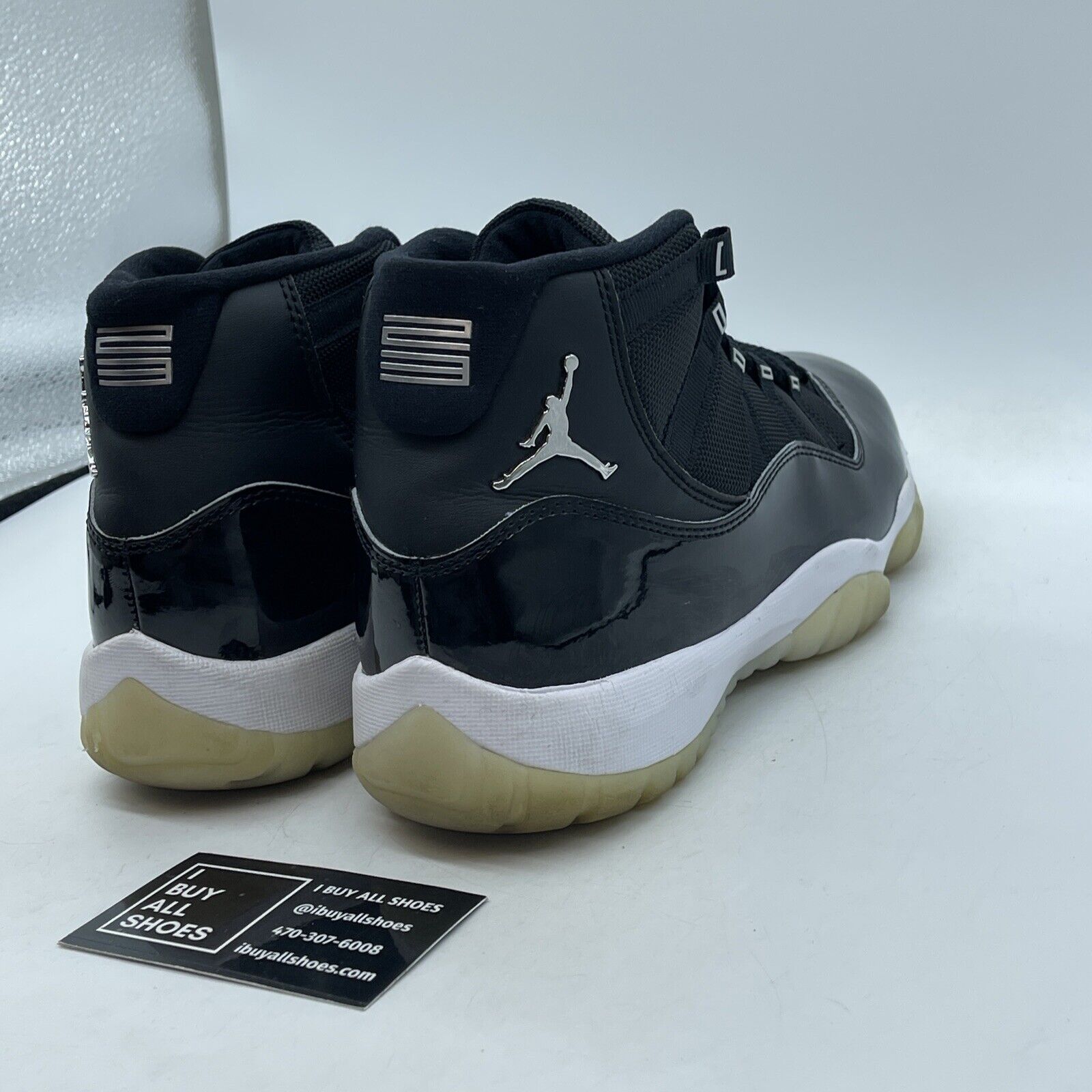 Size 8 - Jordan 11 Retro High Jubilee 25th Anniversary black White (CT8012-011)