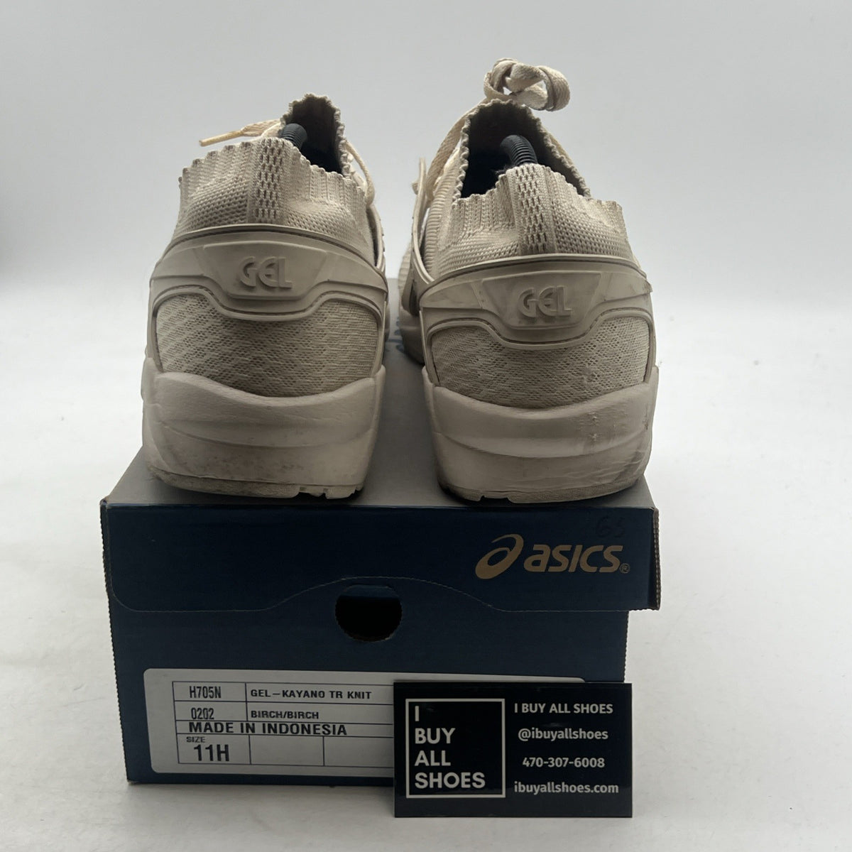 Size 11 - Asics Gel Kayano Trainer Knit Birch (H705N0202)