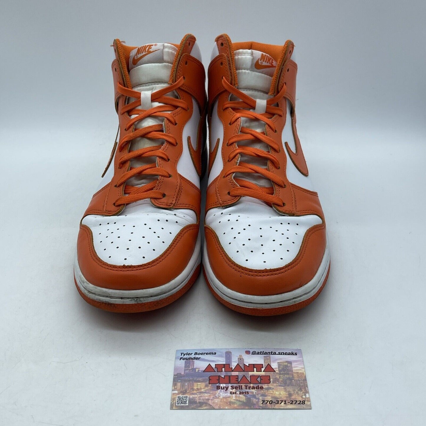 Size 11 - Nike Dunk SP 2021 High Syracuse Orange White Leather (DD1399-101)