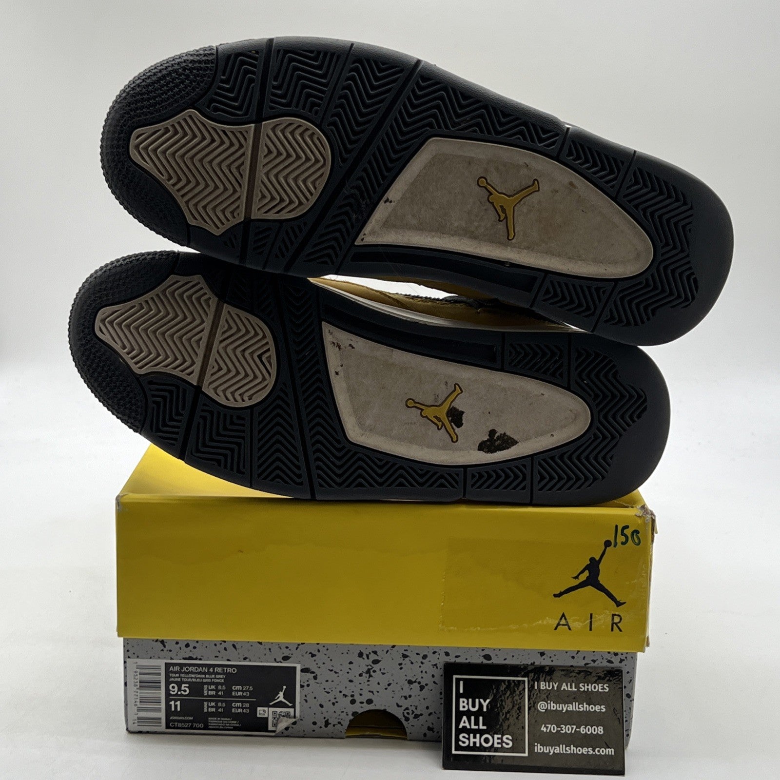 Size 9.5 - Air Jordan 4 Retro Mid Lightning (CT8527-700)