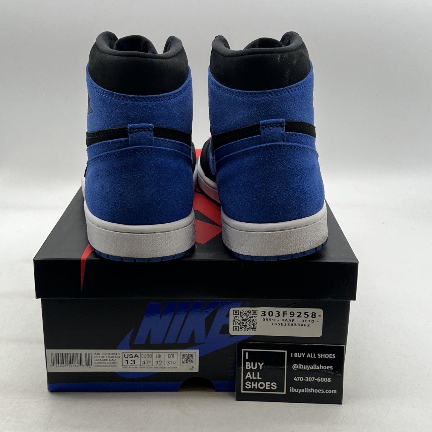 Size 13 - Air Jordan 1 Retro OG High Royal Reimagined (DZ5485-042)