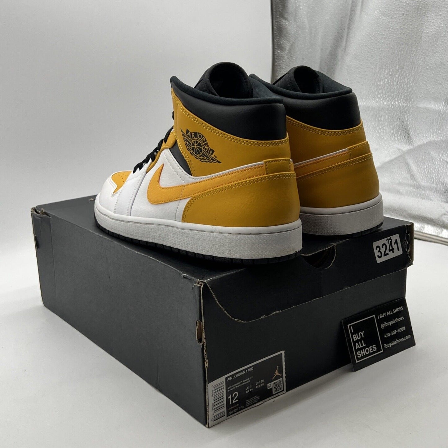 Size 12 - Air Jordan 1 Mid University Gold (554724-170)