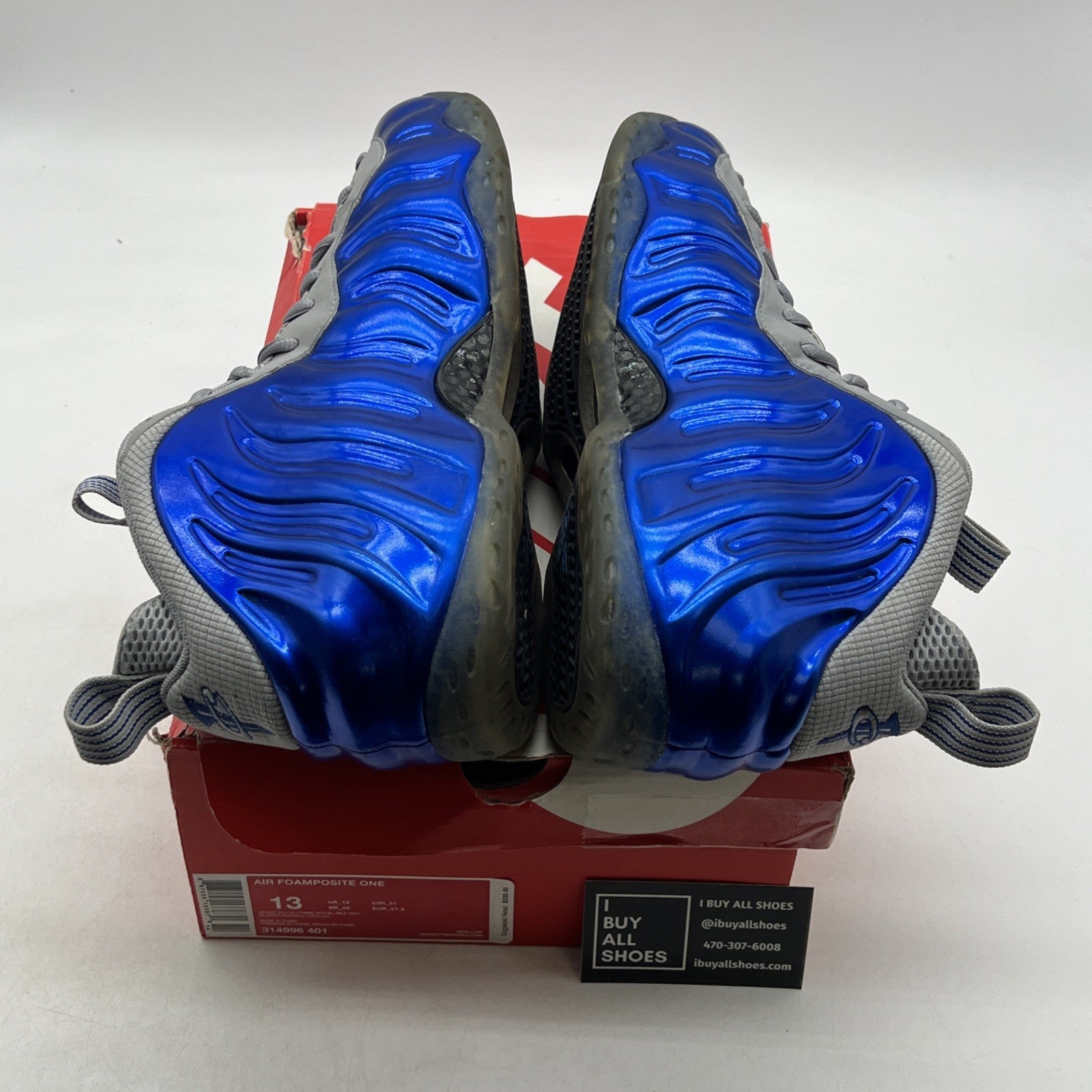 Size 13 - Nike Air Foamposite One Sport Royal (314996-401)