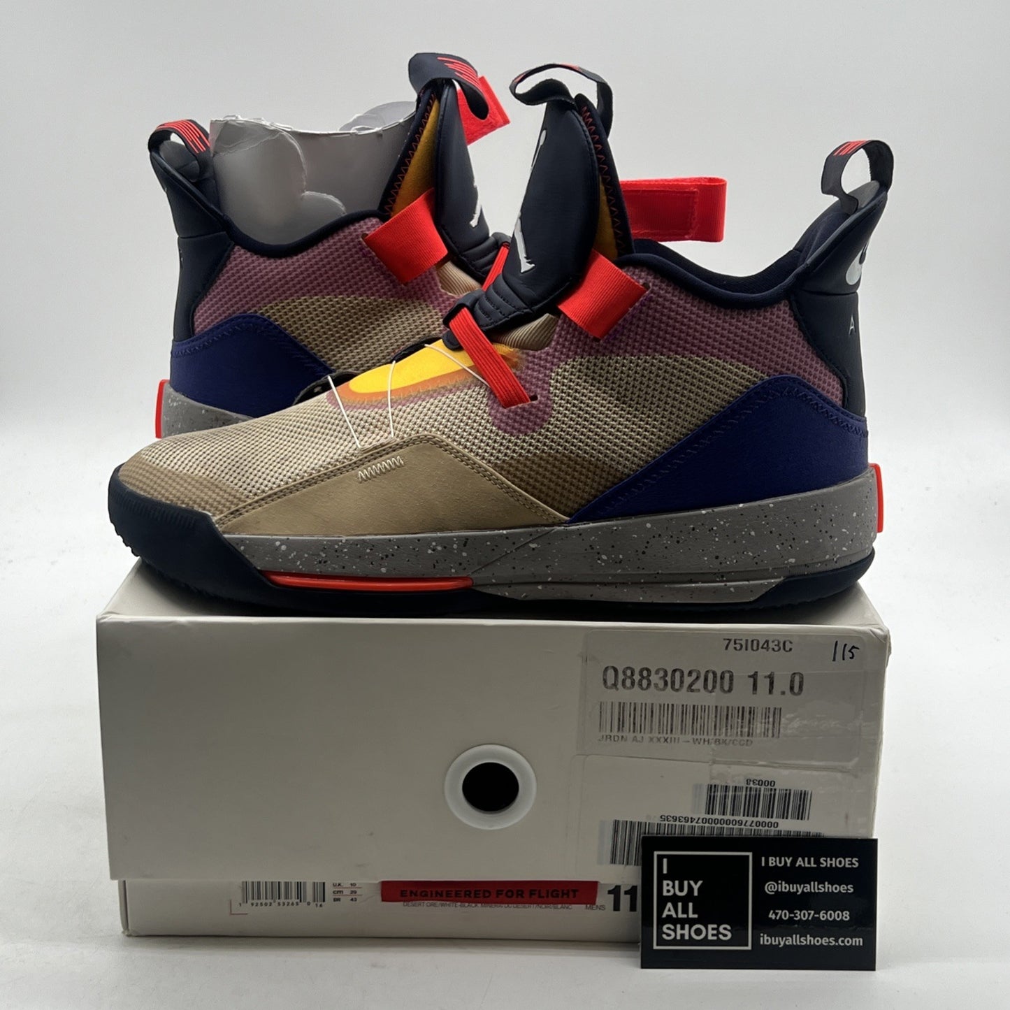 Size 11 - Air Jordan 33 Visible Utility (AQ8830-200)