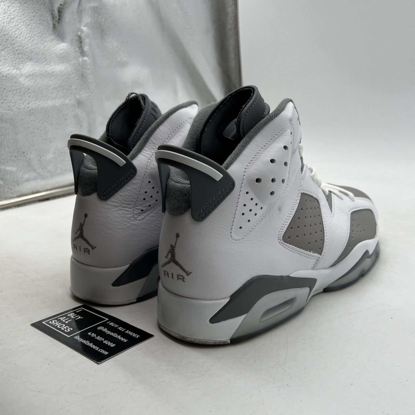 Size 10.5 - Air Jordan 6 Retro Low Cool Grey (CT8529-100)