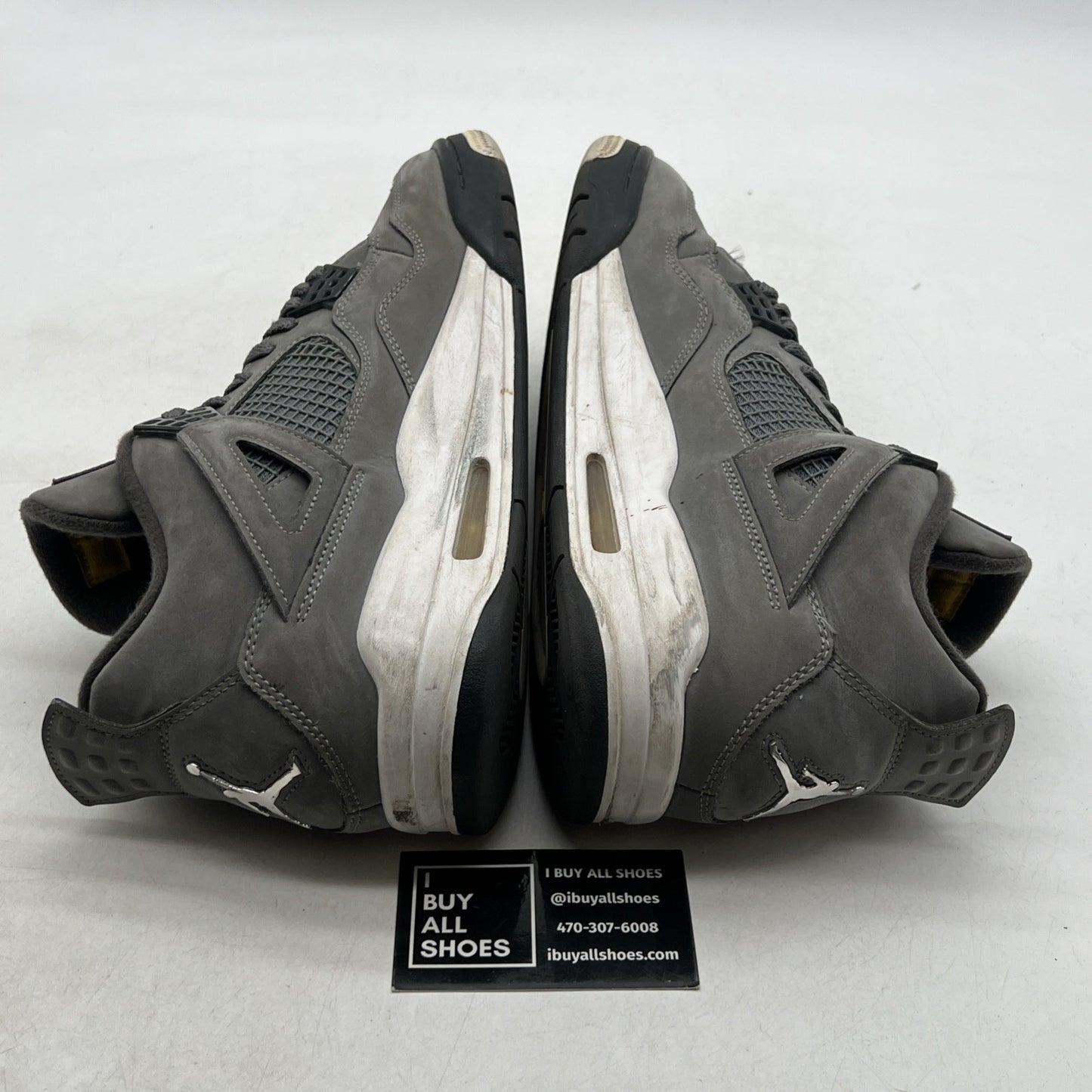 Size 10.5 - Air Jordan 4 Retro Low Cool Grey (308497-007)