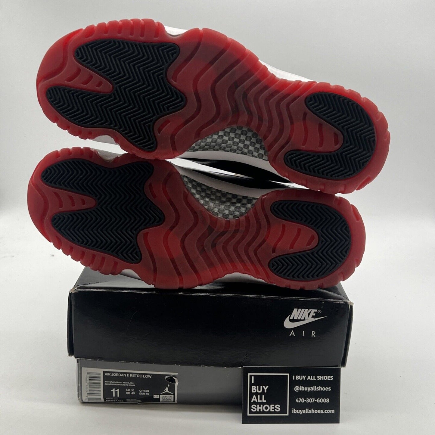 Size 11 - Air Jordan 11 Retro Low Concord-Bred (AV2187-160)