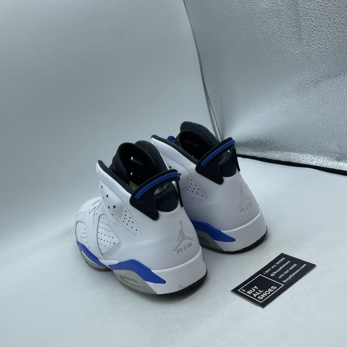 Size 11.5 - Air Jordan 6 Retro 2014 Sport Blue (384664-107)