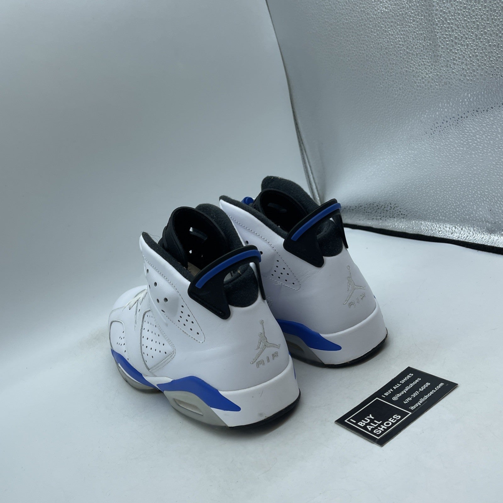 Size 11.5 - Air Jordan 6 Retro 2014 Sport Blue (384664-107)