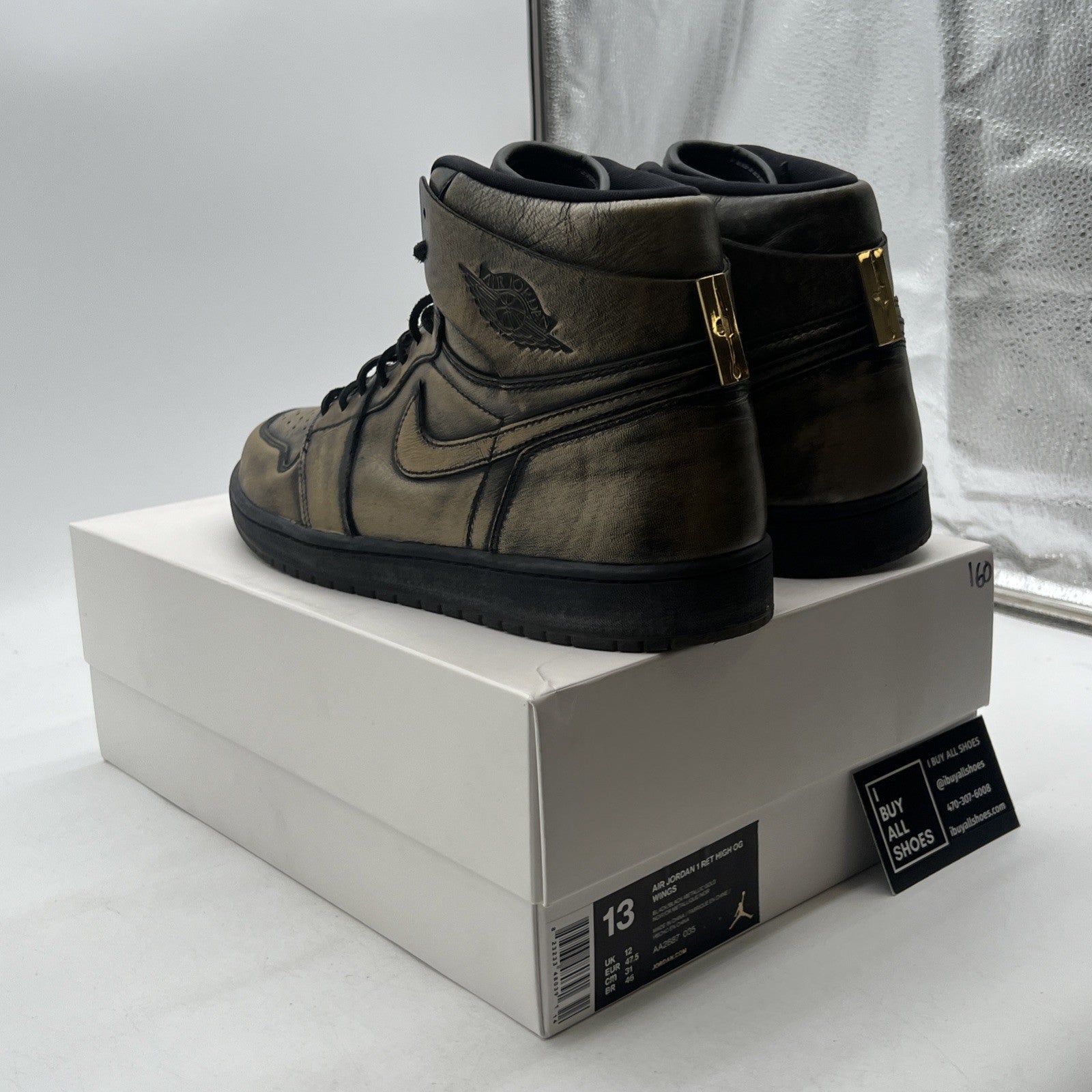 Size 13 - Air Jordan 1 Retro OG High Wings (AA2887-035)