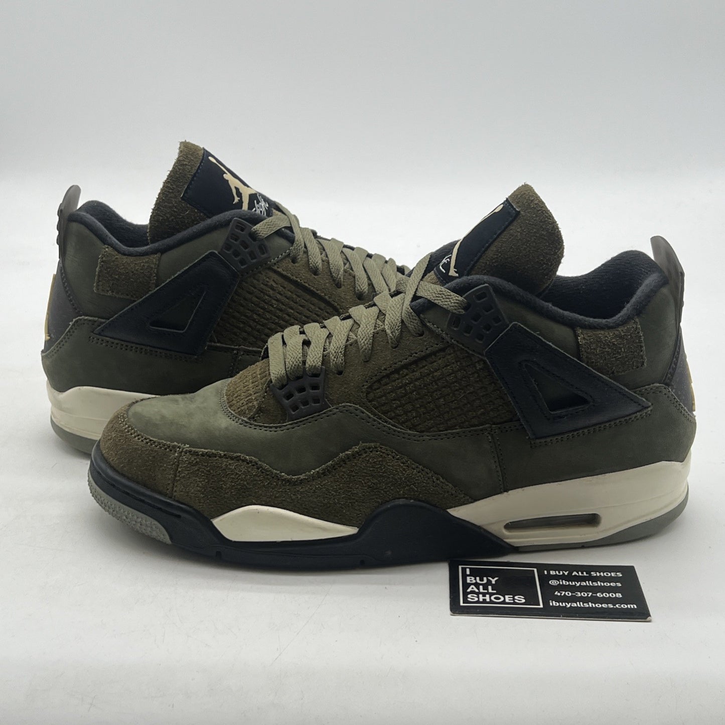 Size 11.5 - Air Jordan 4 SE Retro Low Craft - Olive (FB9927-200)